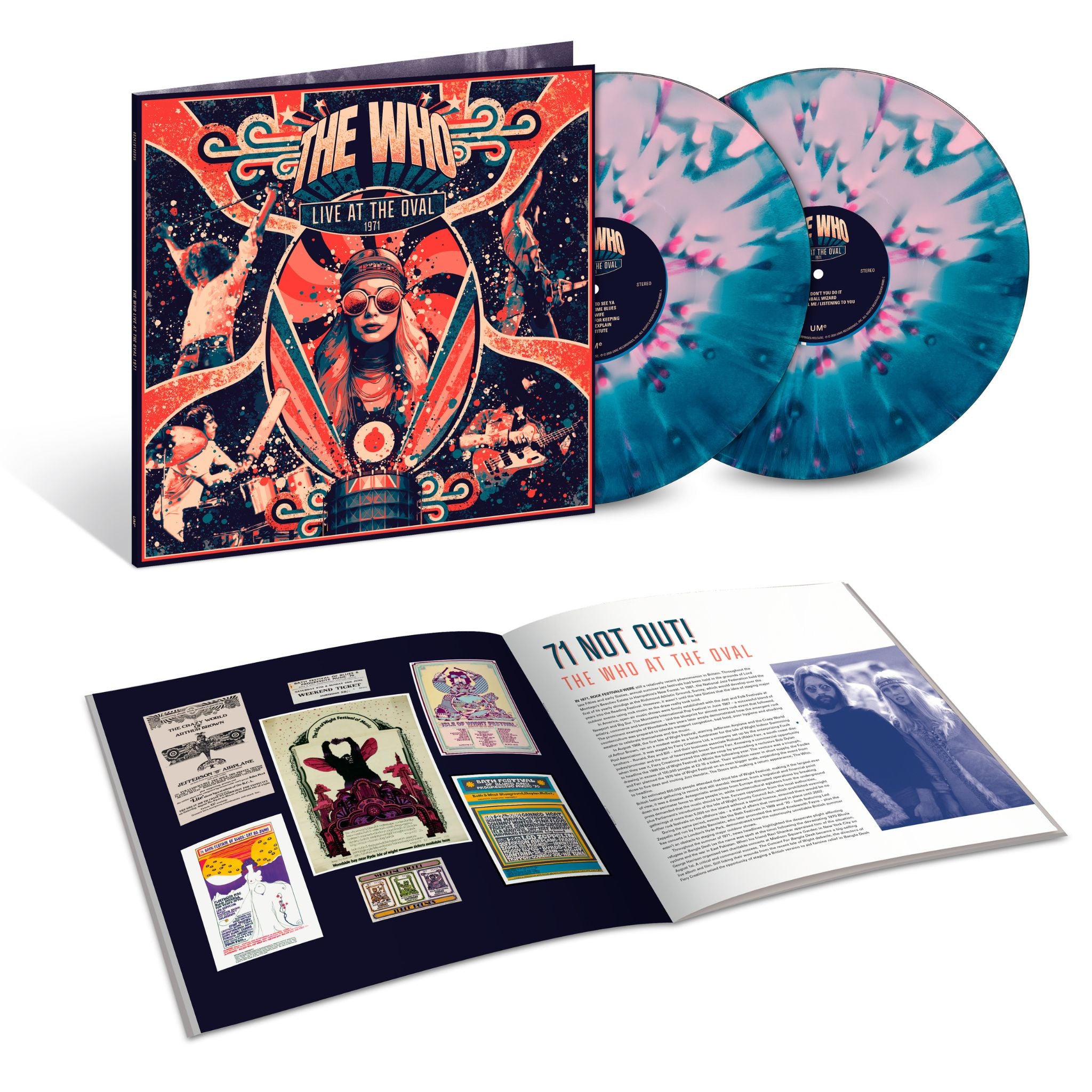 The Who - Live at The Oval 1971 - Double vinyle couleur exclusif