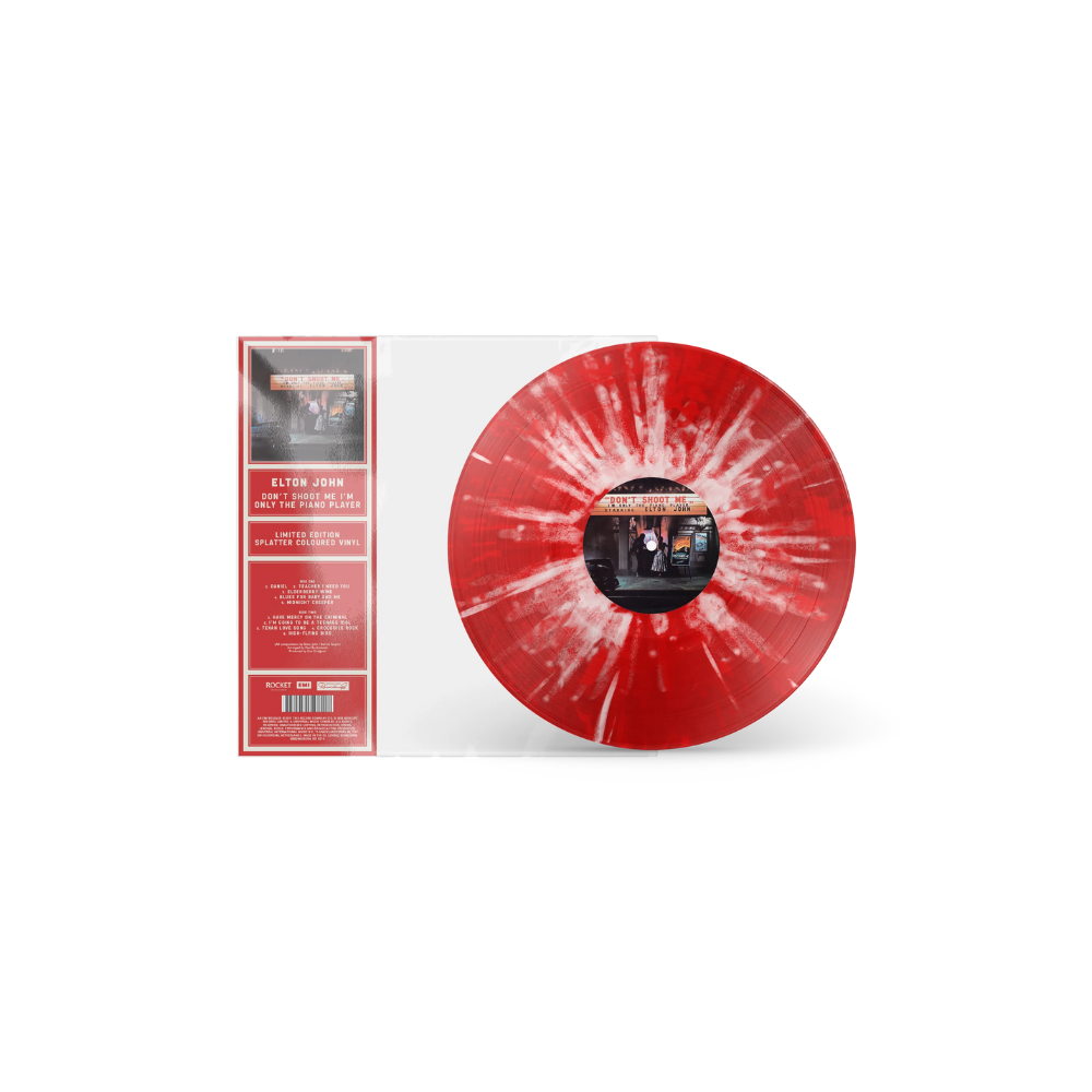 Elton John - Don’t Shoot Me I’m Only The Piano Player - Vinyle Splatter Rouge et Crème
