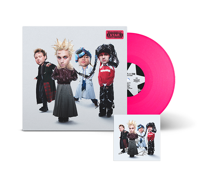 5 Seconds Of Summer - EVERYONE'S A STAR! - Hot Pink Glitter Vinyl + CD - Vinyl Collector Store