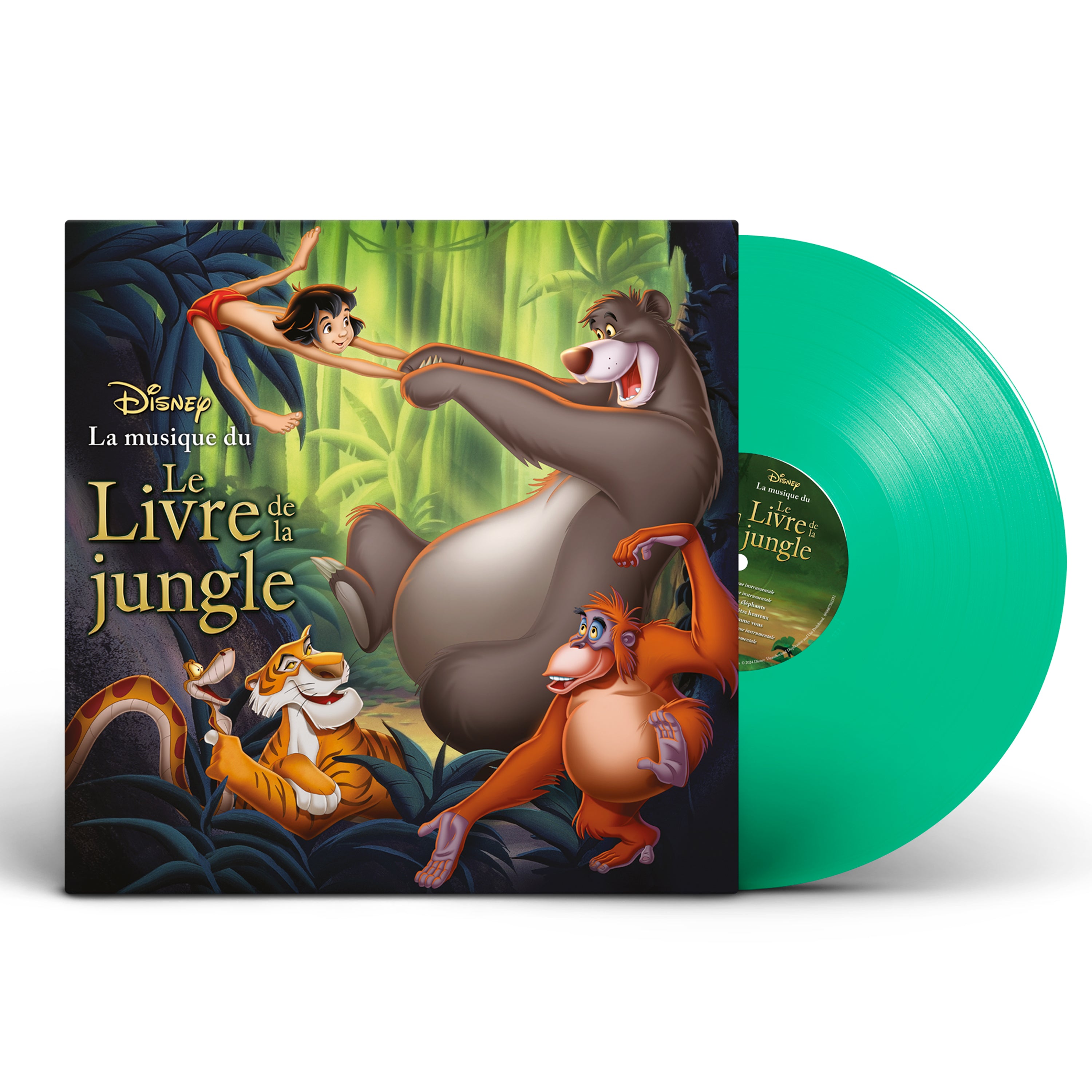 La musique du Livre de la Jungle - Vinyle Vert Transparent