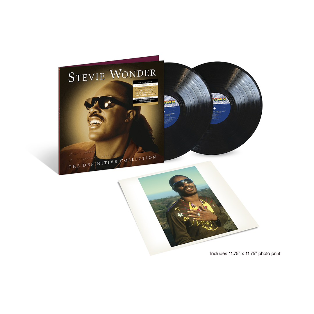 Stevie Wonder - The Definitive Collection - Vinyle + Lithographie