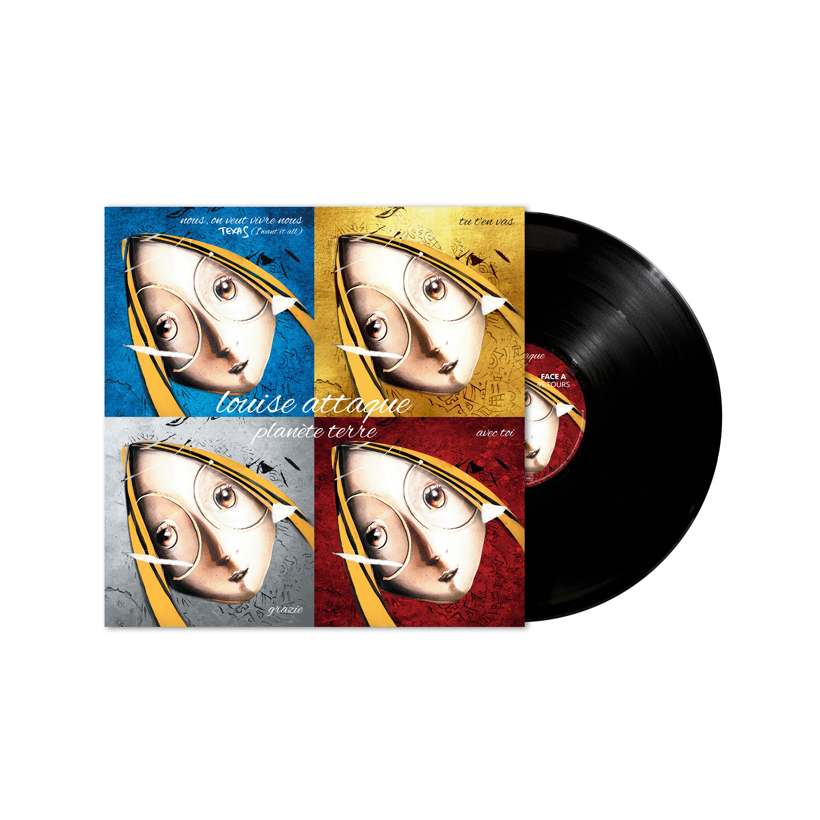 Louise Attaque - "Planète Terre" Les Bonus -  Maxi Vinyle inclus carte dédicacée