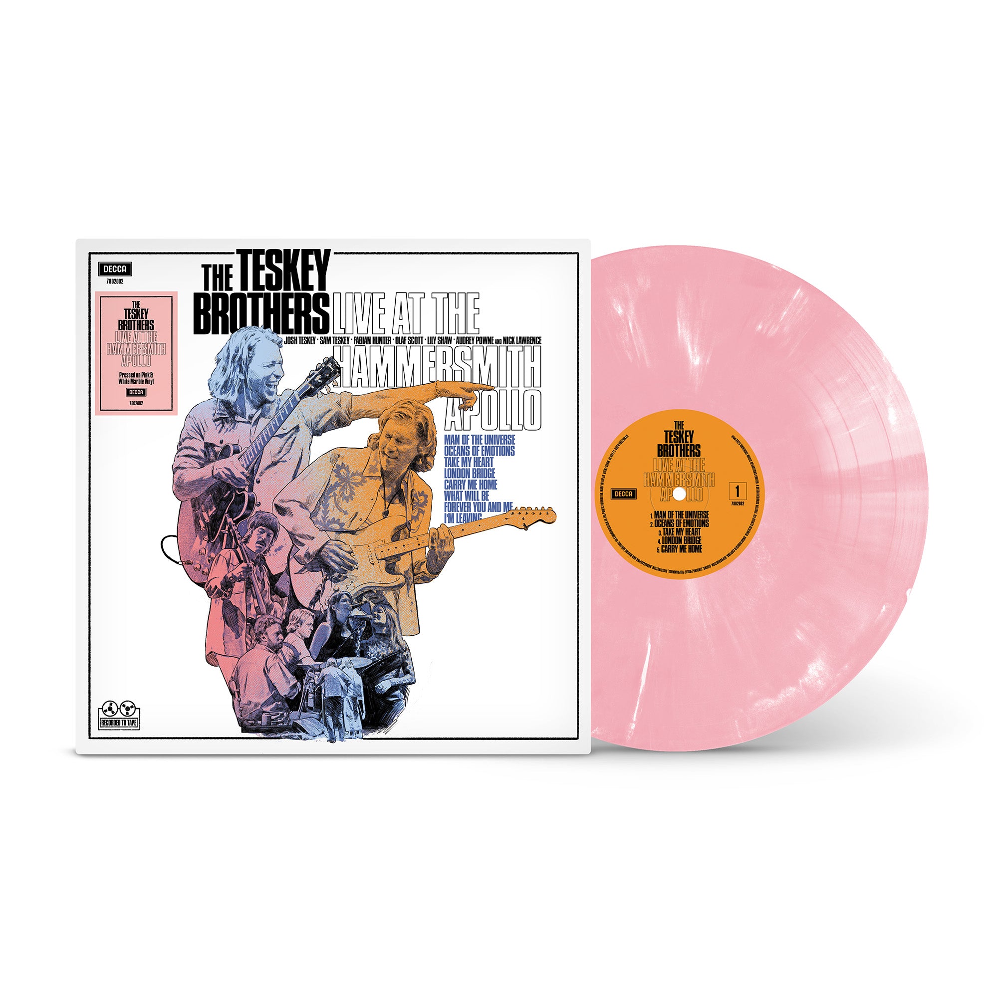 The Teskey Brothers - Live At The Hammersmith Apollo - Vinyle rose