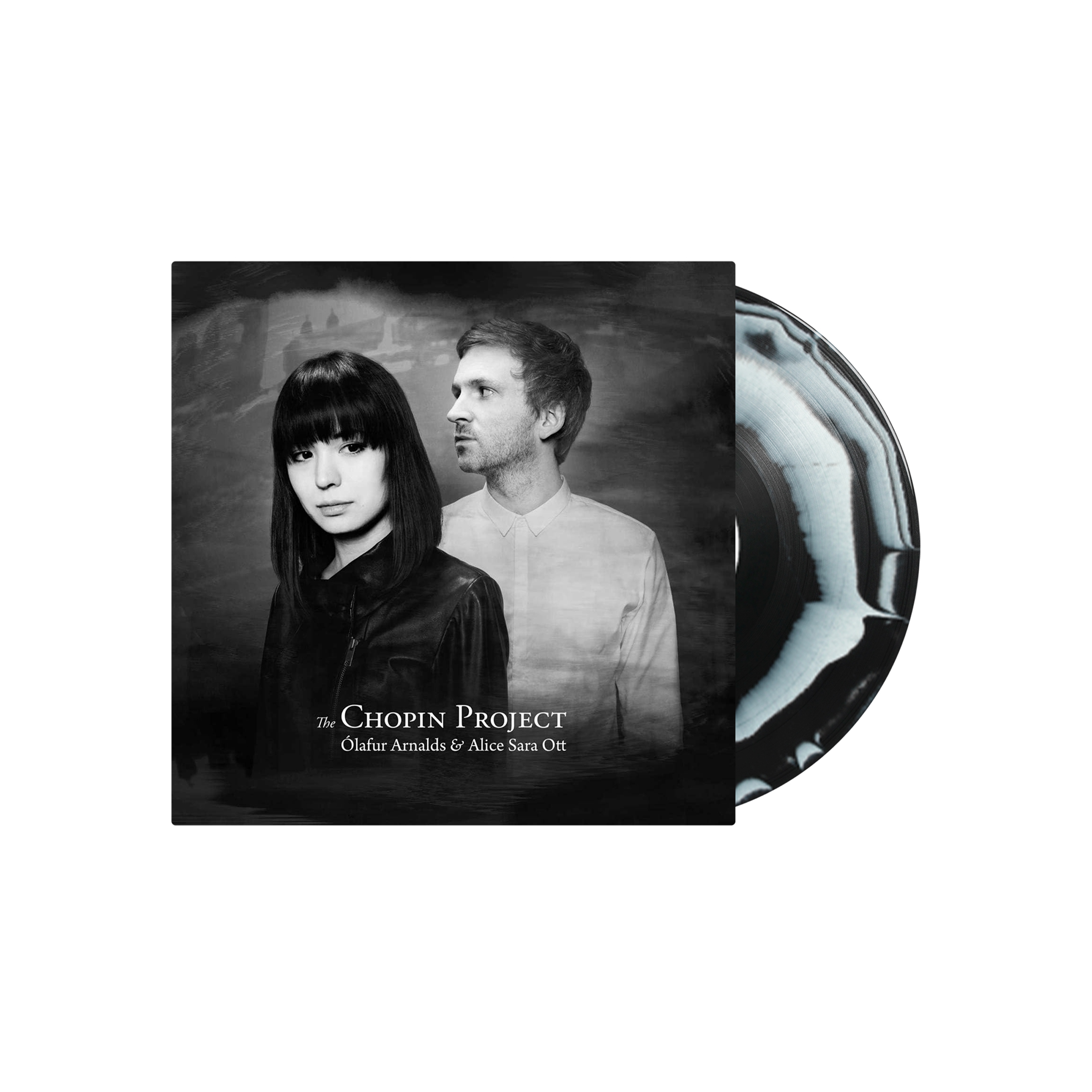 Ólafur Arnalds, Alice Sara Ott - The Chopin Project - Vinyle Marbré Noir et Blanc