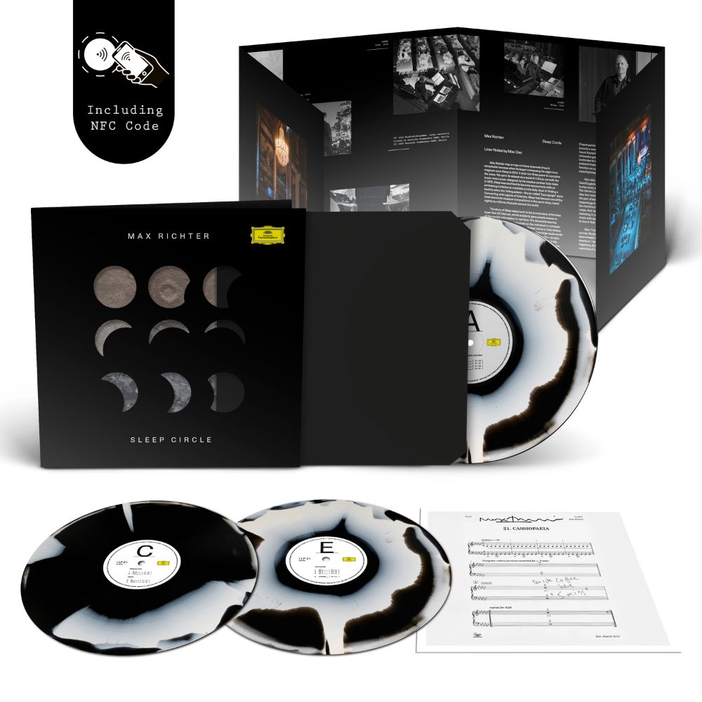 Max Richter - Sleep Circle - Vinyle 3LP Exclusif Deluxe Black & White Corona + Livret 8 pages