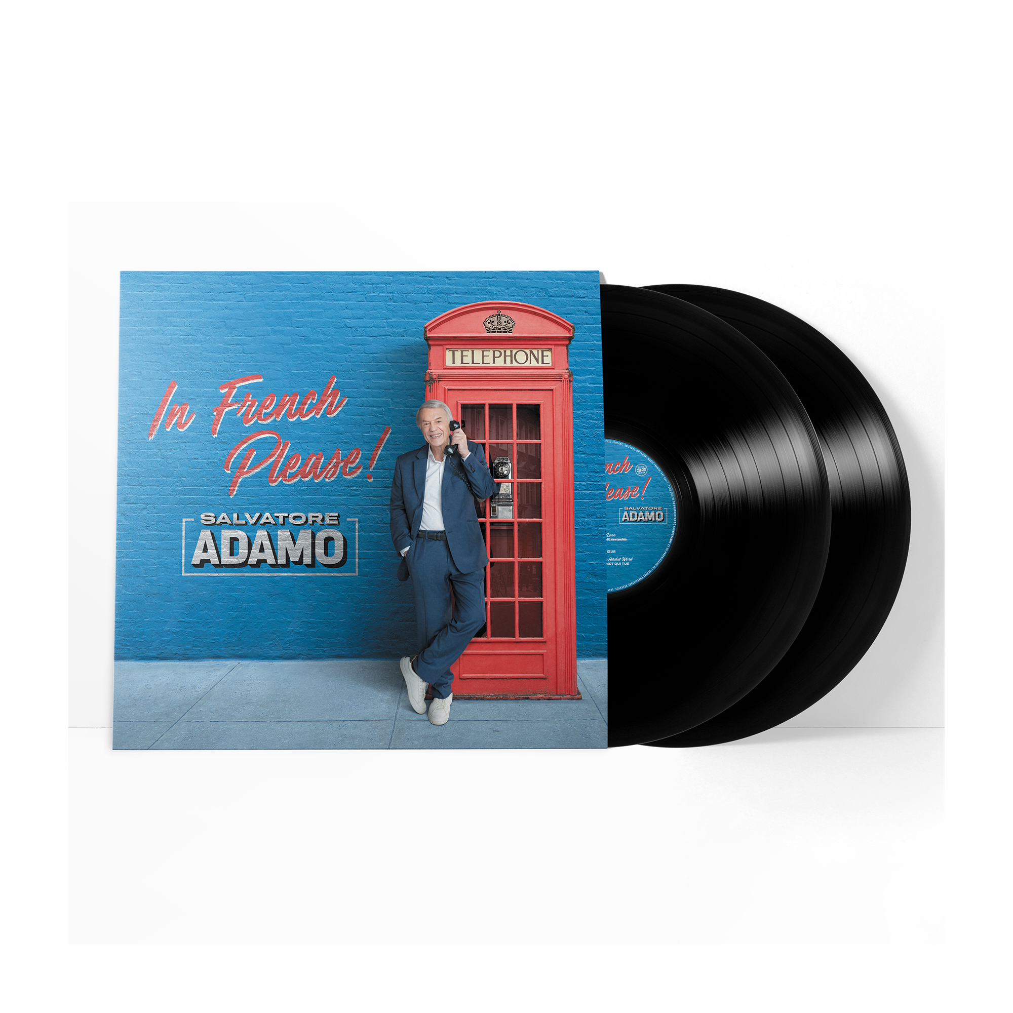 Salvatore Adamo - In french please ! - Double vinyle dédicacé