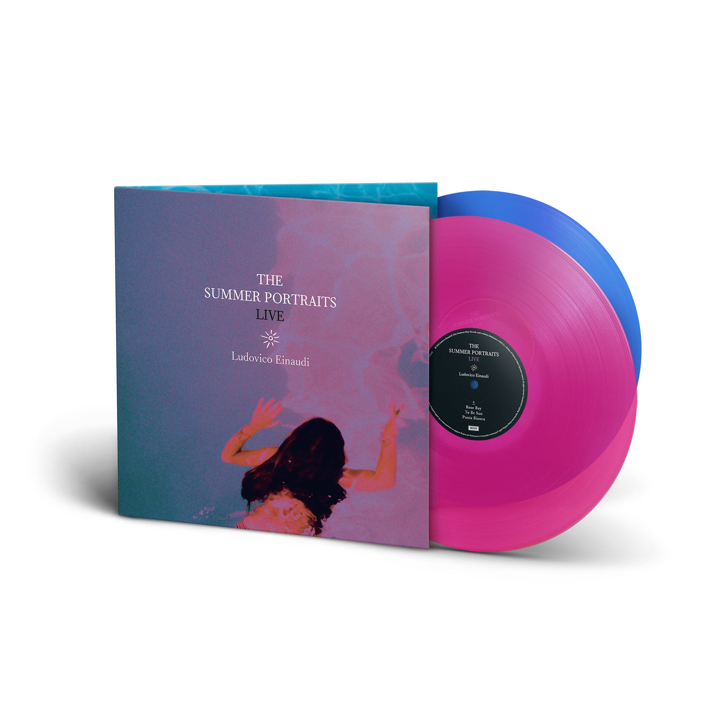 Ludovico Einaudi - The Summer Portraits Live - Double Vinyle Bleu & Rose
