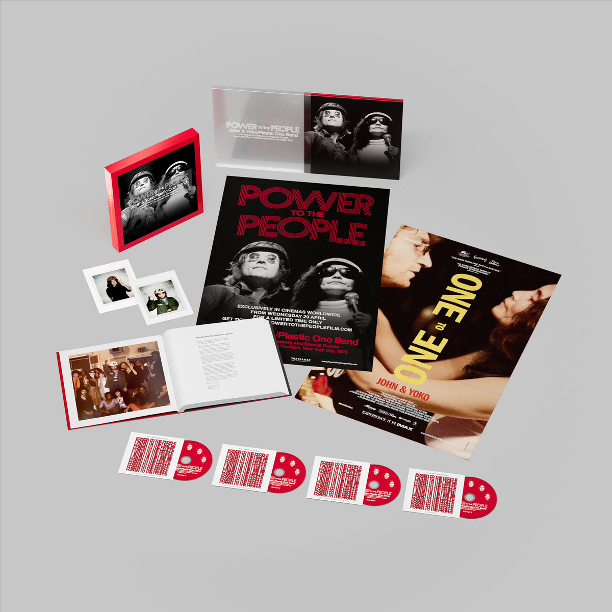 John Lennon - Power to the people - Coffret Deluxe 4x BluRay Video