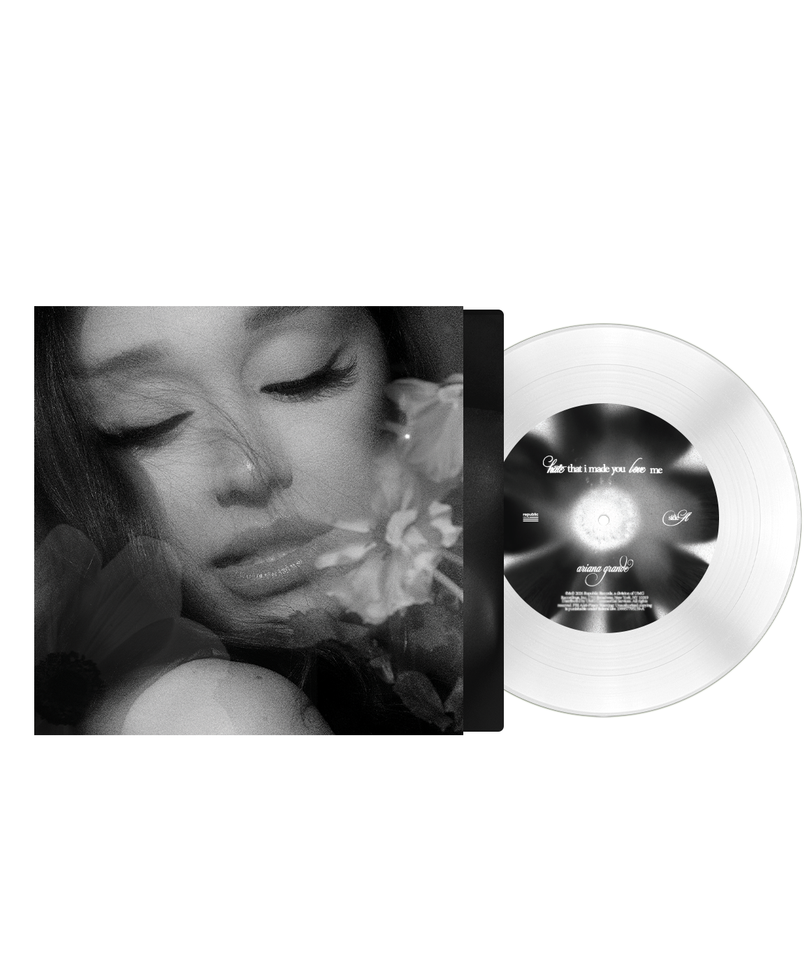 Ariana Grande - Hate that i made you love me - Vinyle Couleur dandelion white 7"