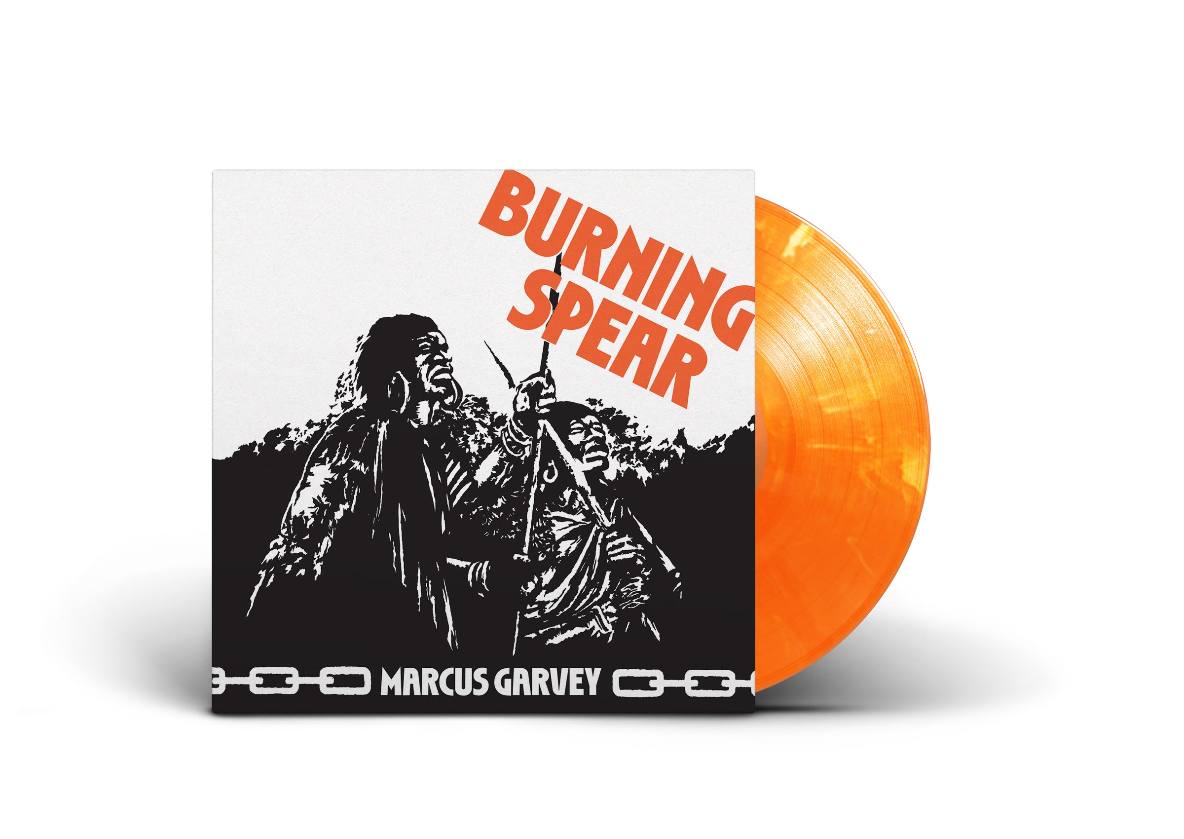 Burning Spear - Marcus Garvey - Vinyle Marbré Orange & Blanc