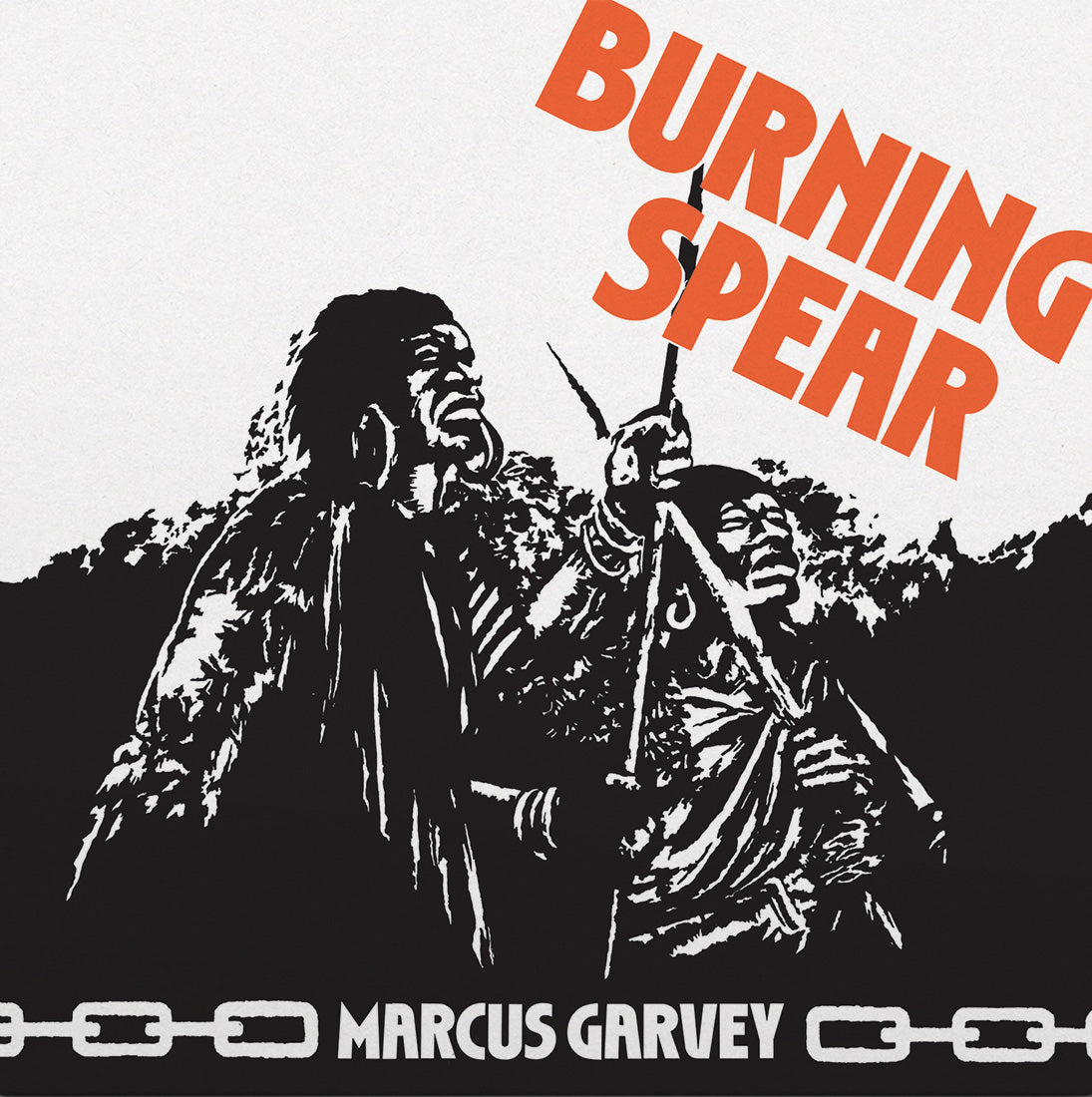 Burning Spear - Marcus Garvey - Vinyle Marbré Orange & Blanc