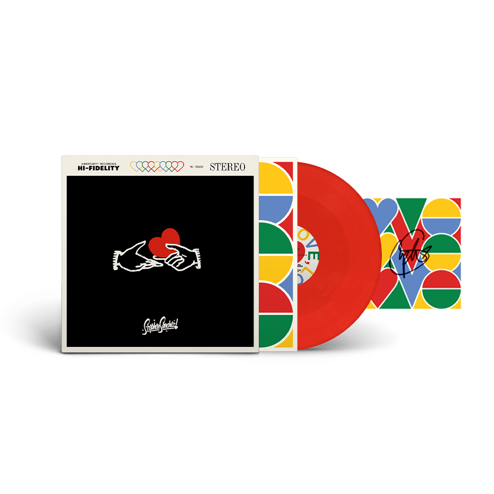 Stephen Sanchez - LOVE, LOVE, LOVE - Brick Red Vinyl + Artcard dédicacée