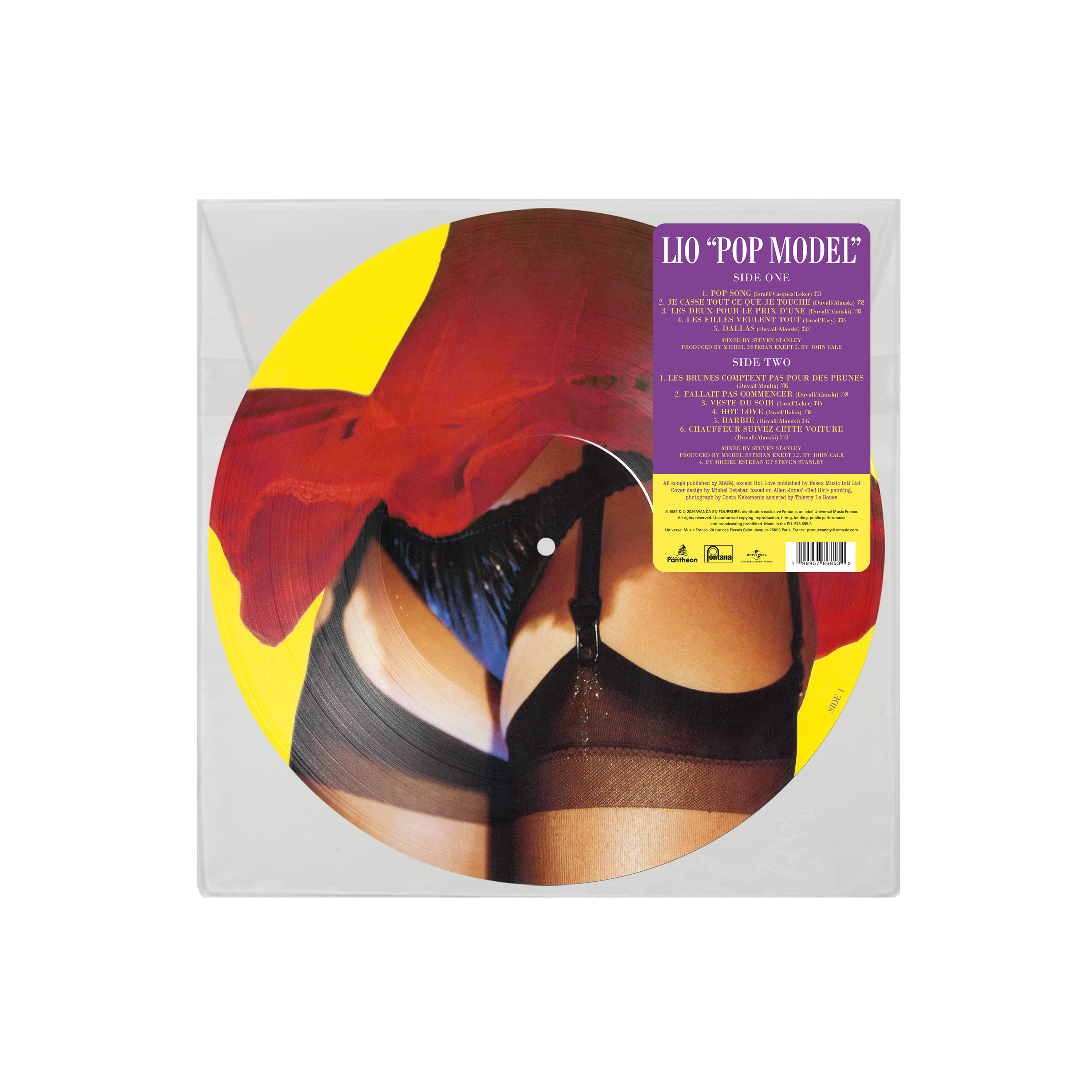 Lio - Pop Model - Vinyle Picture Disc