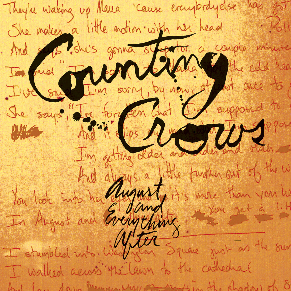 Counting Crows - August And Everything After - Double Vinyle Couleur