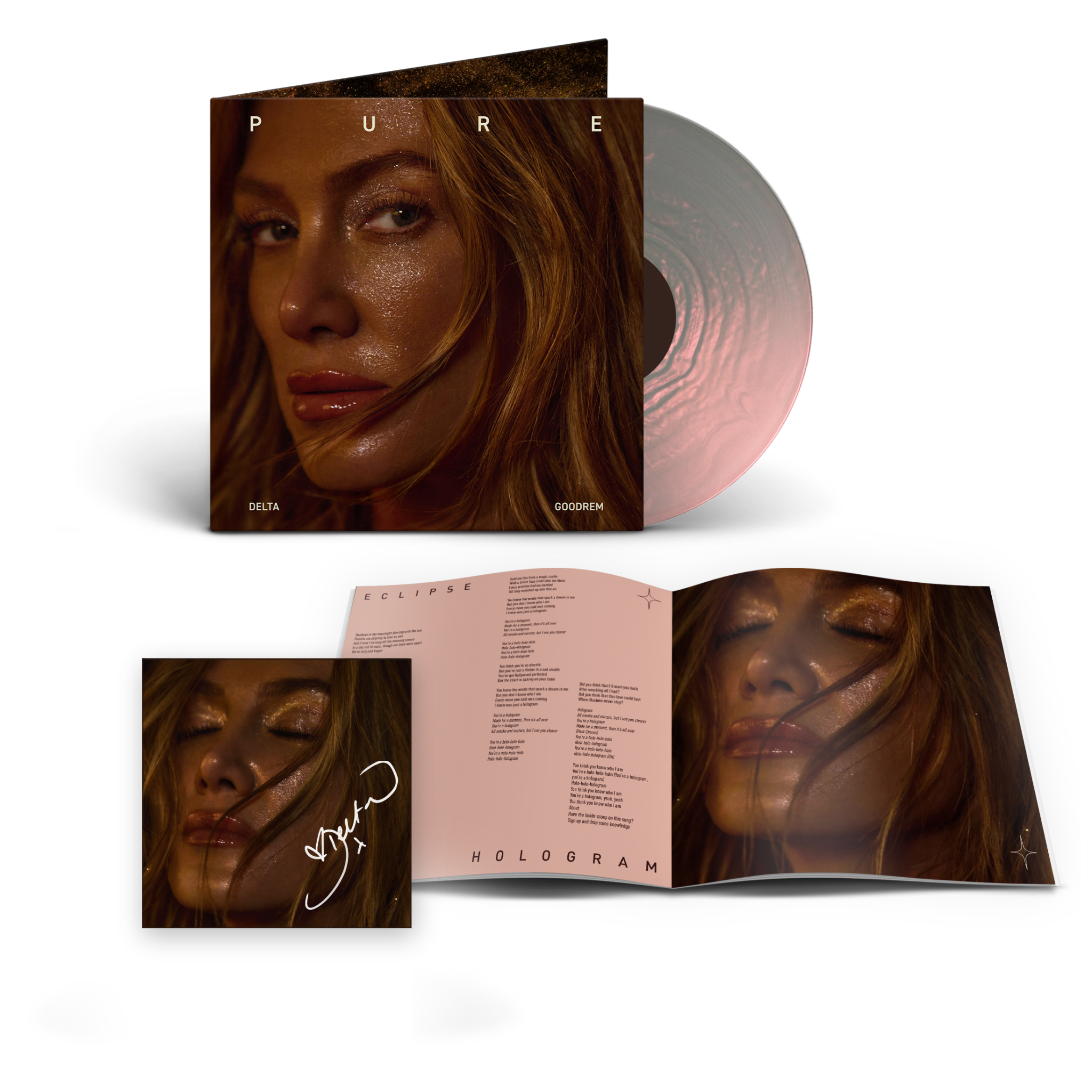 Delta Goodrem - Pure - Vinyle Couleur Deluxe (Édition Limitée) + Artcard dédicacée