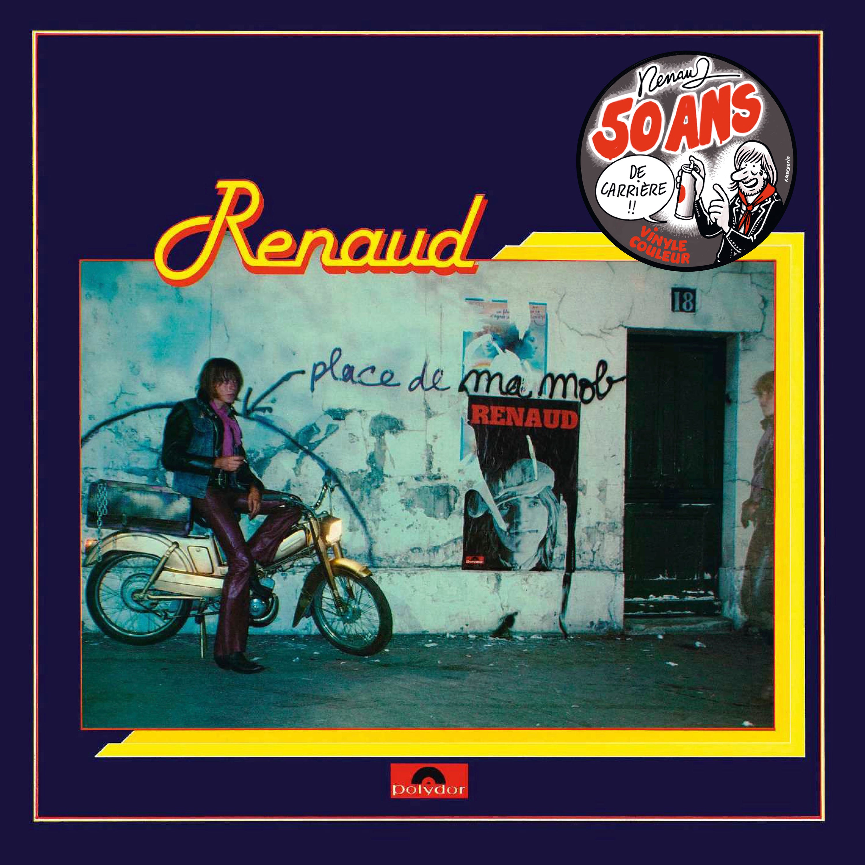 Renaud - Laisse Béton (Place De Ma Mob) - Vinyle Couleur Jaune