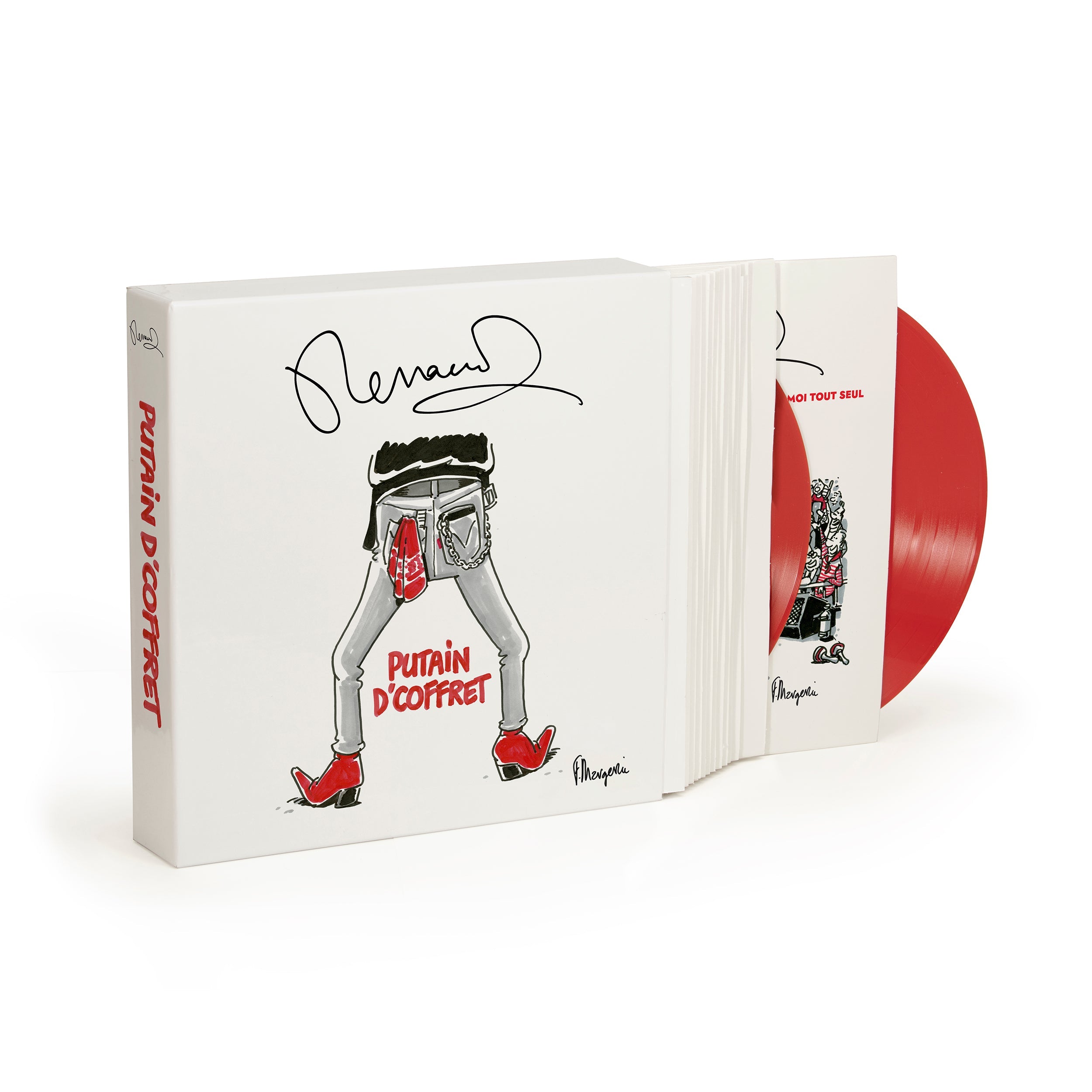 Renaud - "Putain d'coffret" Edition 12 vinyles couleur