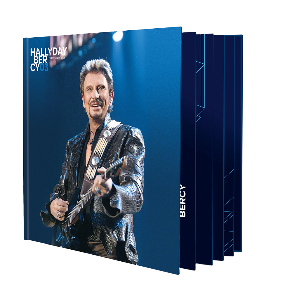 JOHNNY HALLYDAY - COFFRET COLLECTOR 4 VINYLES BERCY 2003