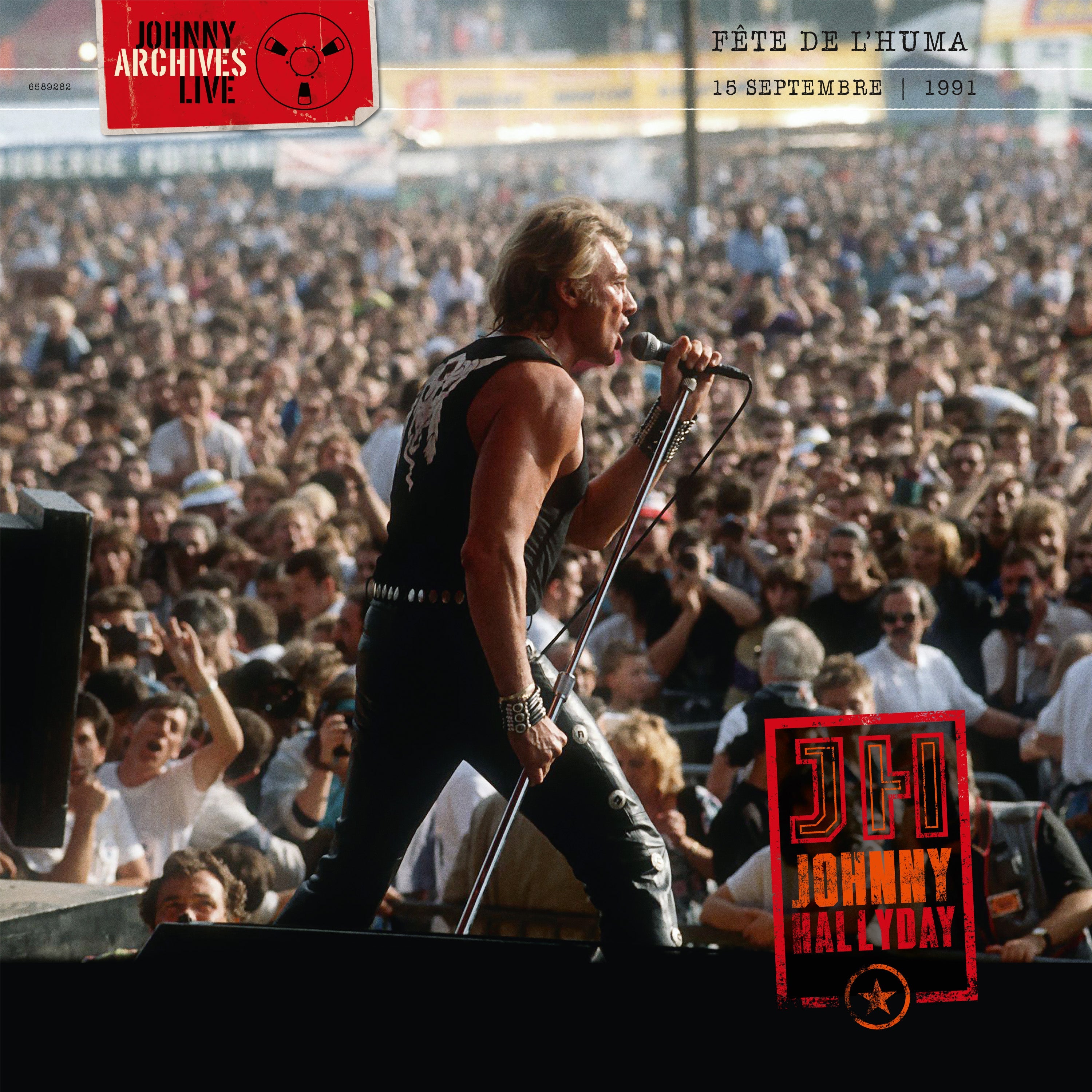 Johnny Hallyday - Fête de l'Huma 91 - Double vinyle limité et numéroté