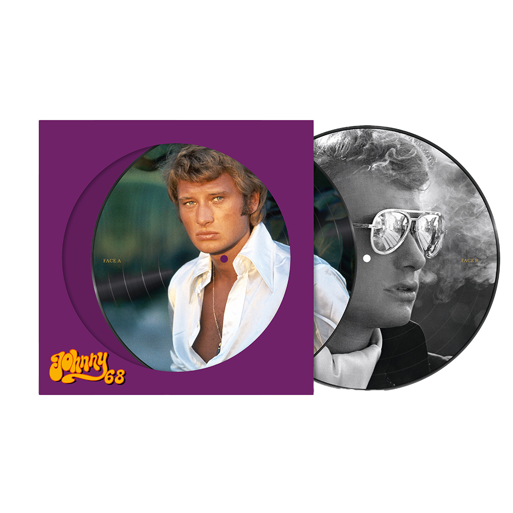 JOHNNY HALLYDAY 68 - Picture Vinyle