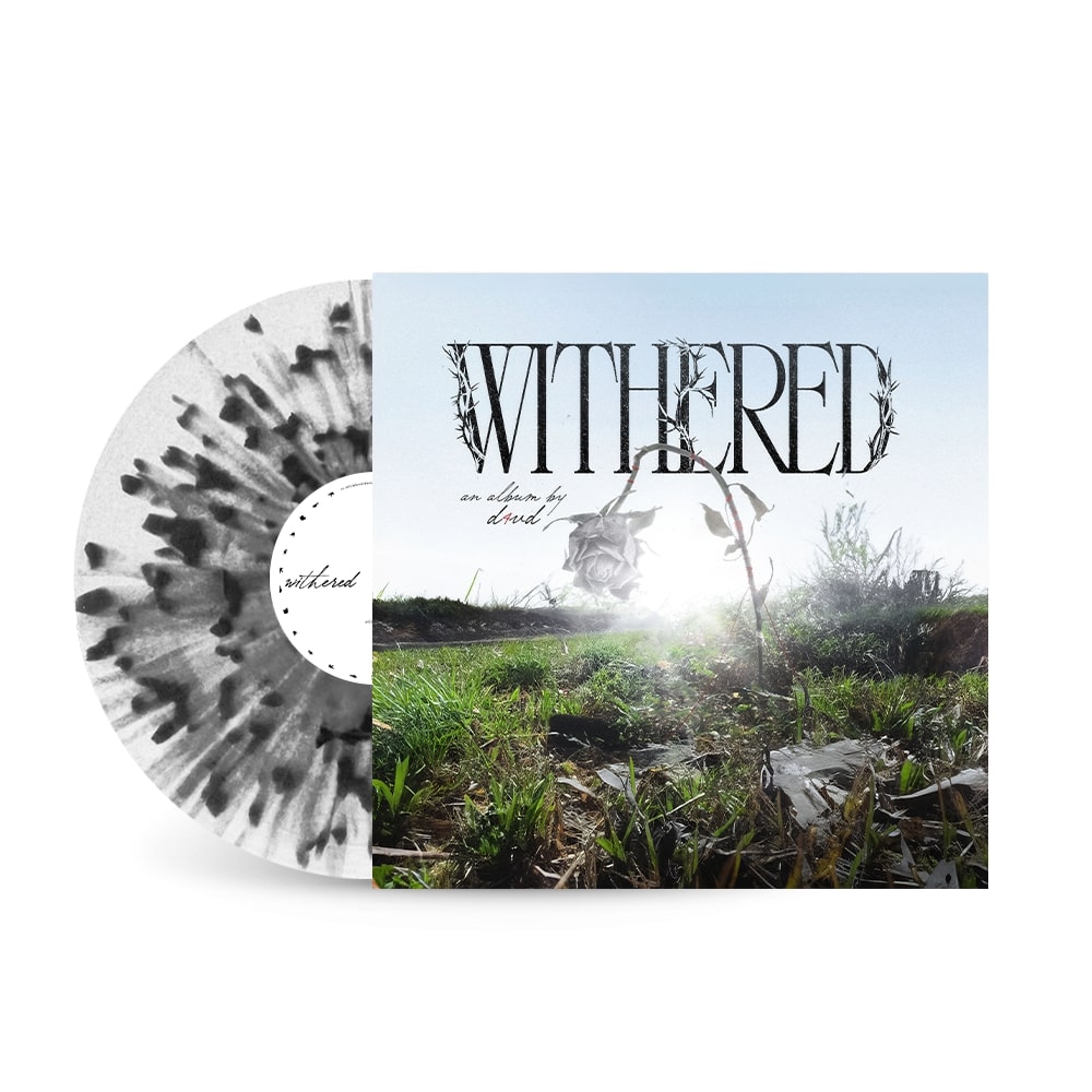 D4vd - Withered - Vinyle exclusif Blanc avec éclaboussures noires