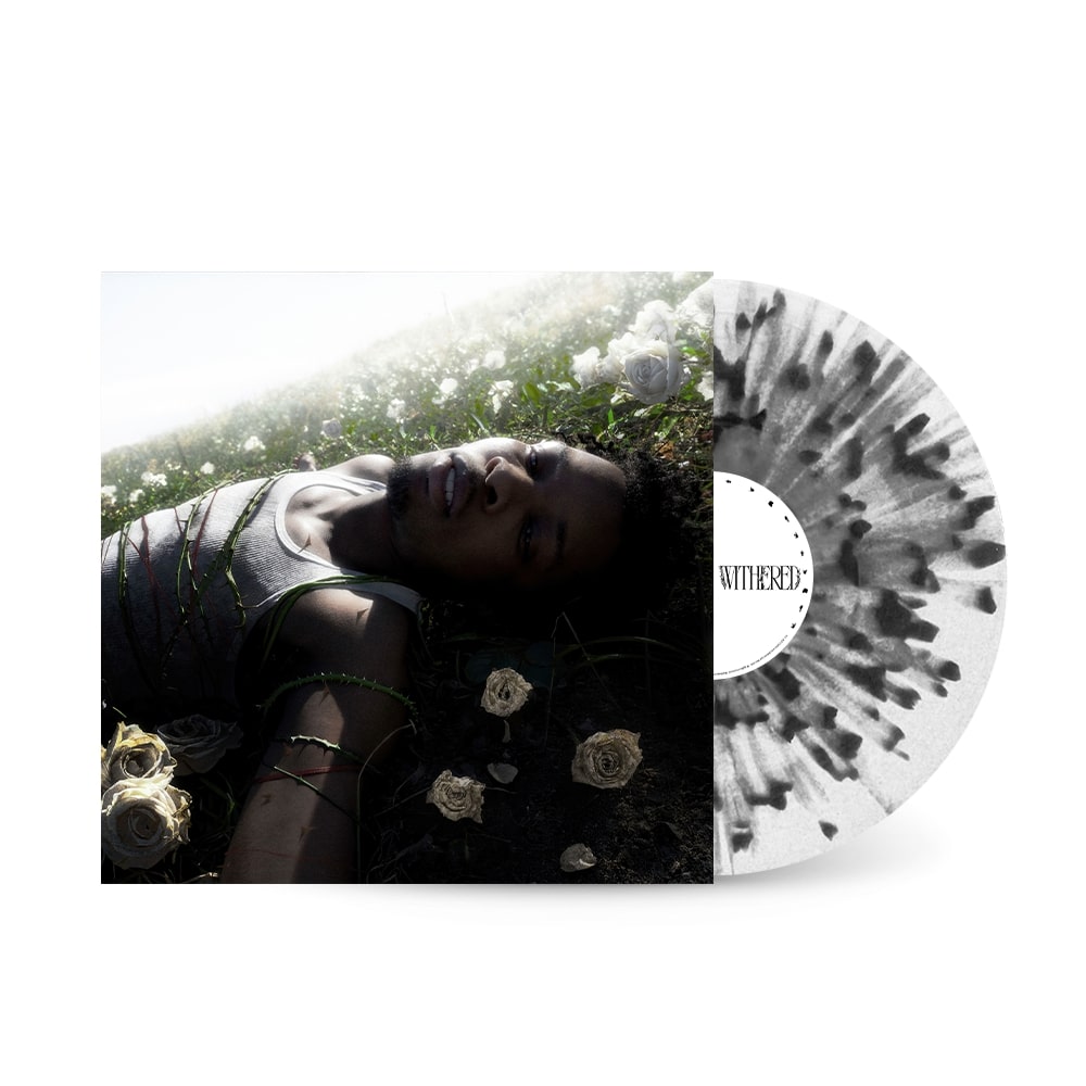 D4vd - Withered - Vinyle exclusif Blanc avec éclaboussures noires