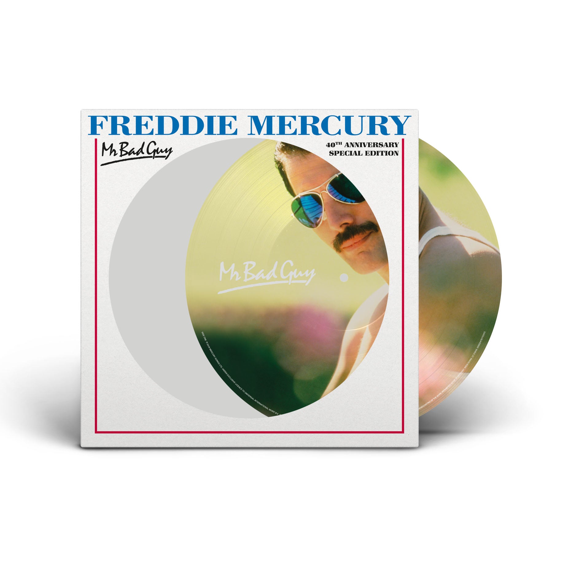 Freddie Mercury - Mr Bad Guy 40th Anniversary - Vinyle Picture Disc Exclusif