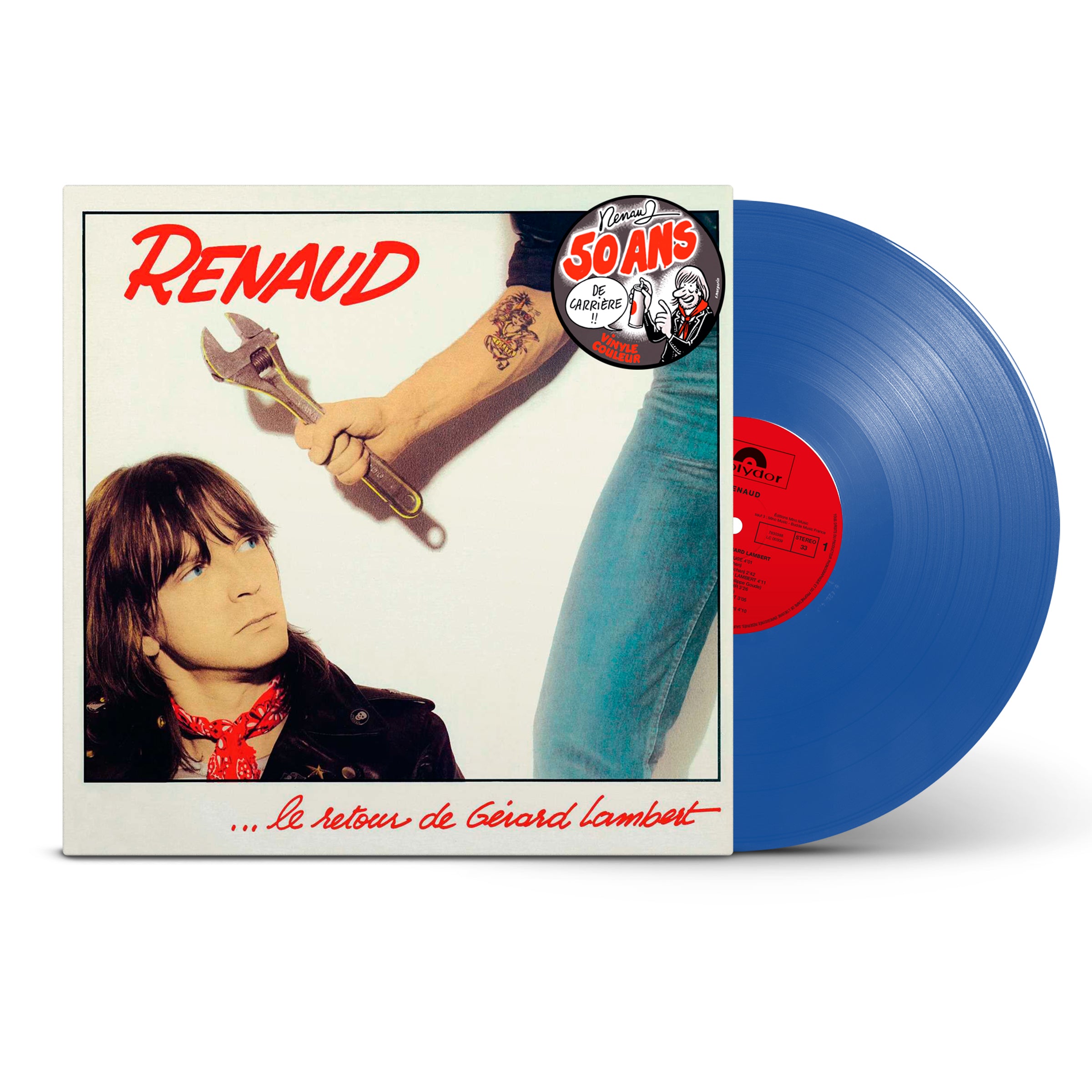 Renaud - Le retour de Gérard Lambert - Vinyle Couleur Bleu