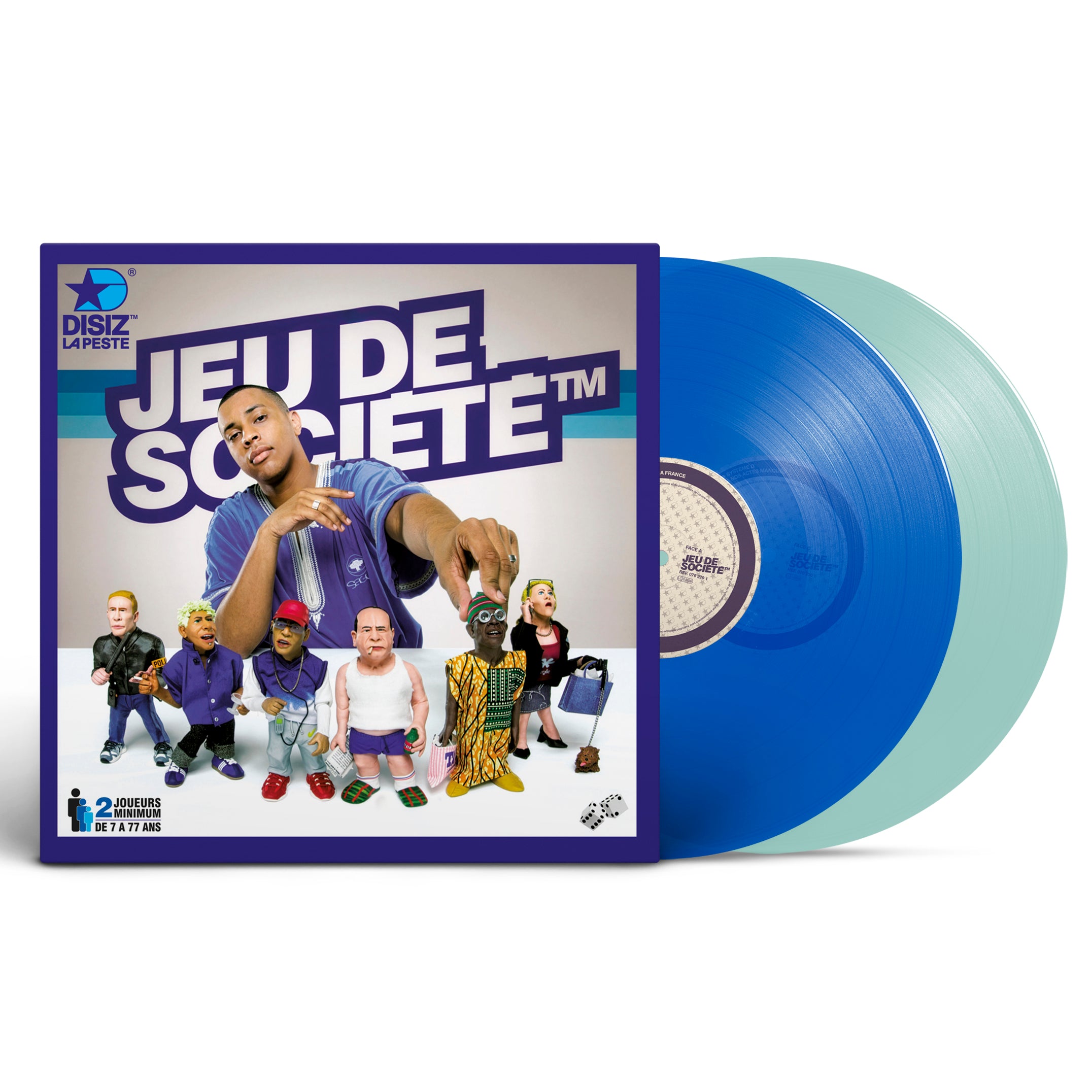 Disiz - Jeu de Société - Double Vinyle Bleu