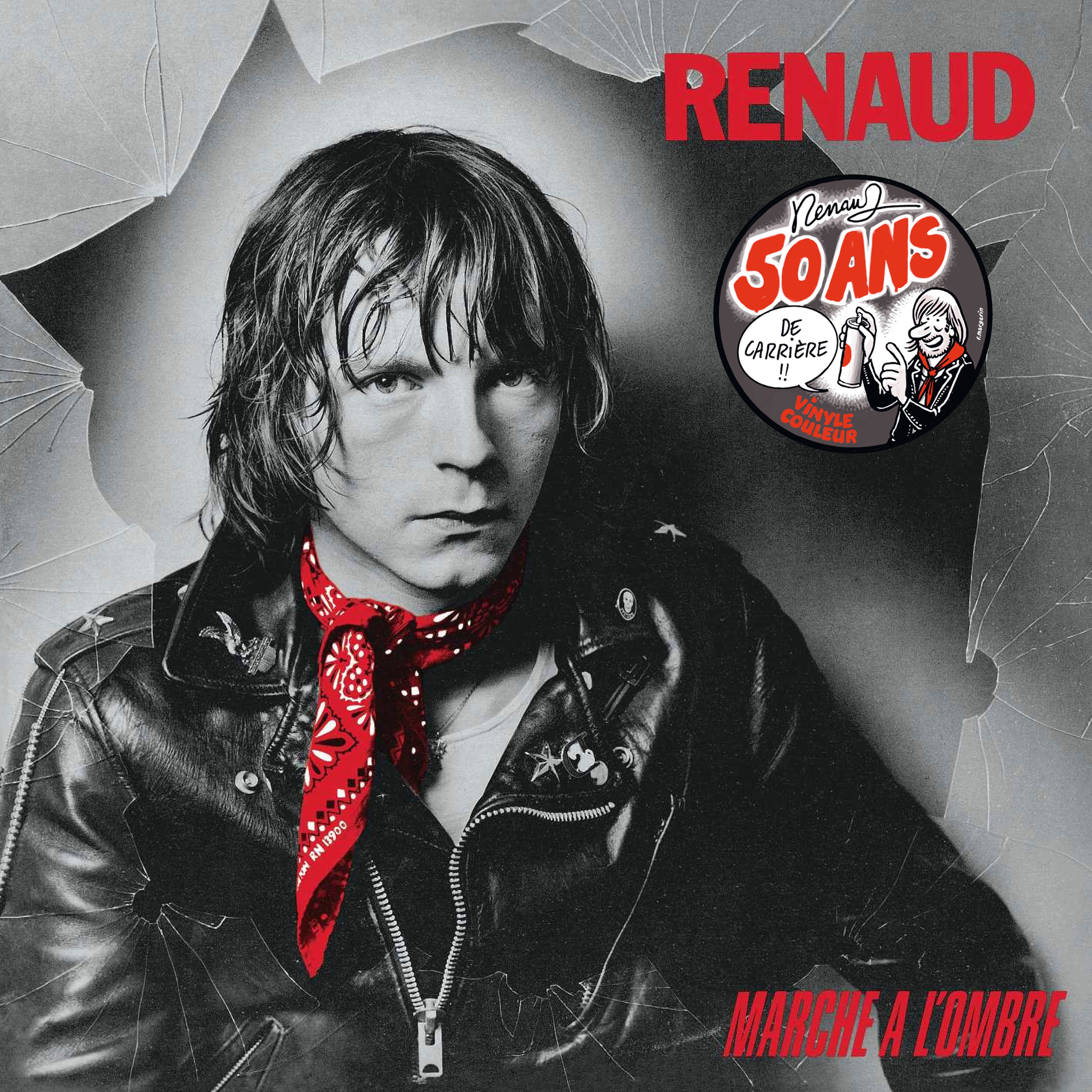 Renaud - Marche à l'ombre - Vinyle Couleur Rouge