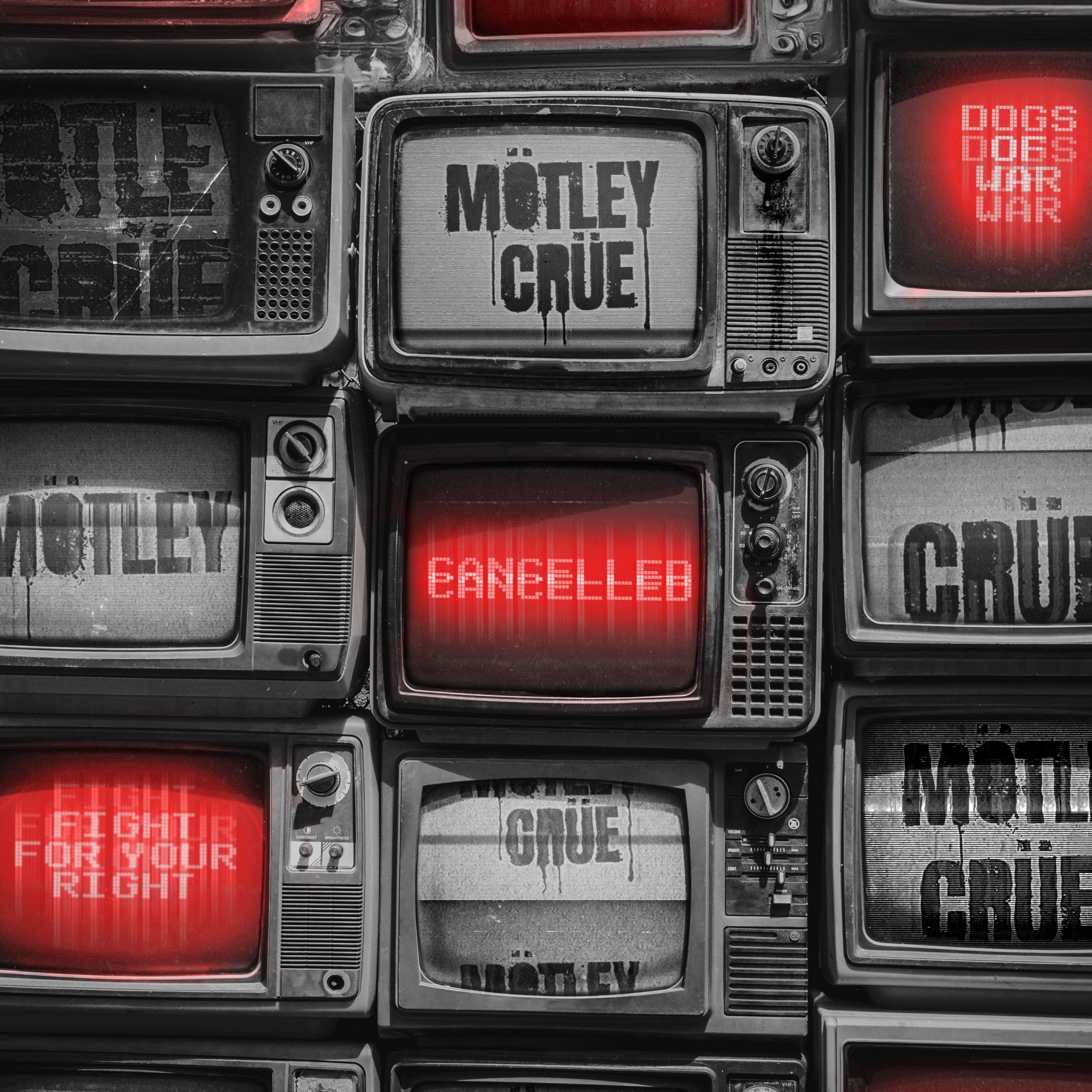 Mötley Crüe - Cancelled - Vinyle Splatter Rouge et Noir