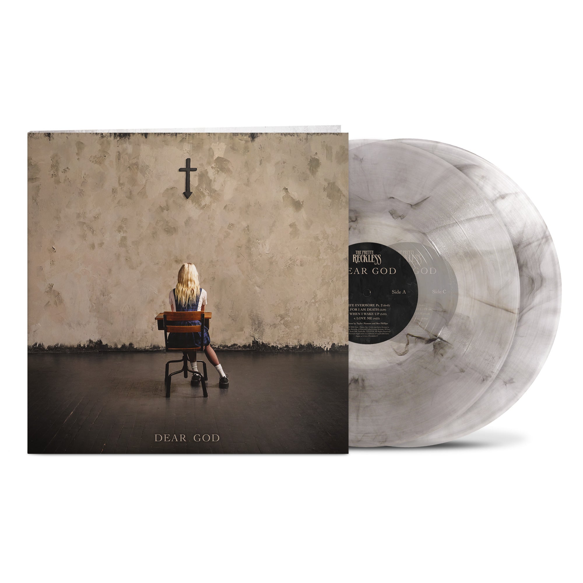 The Pretty Reckless - Dear God - Double Vinyle Couleur 'Clear Smoke'