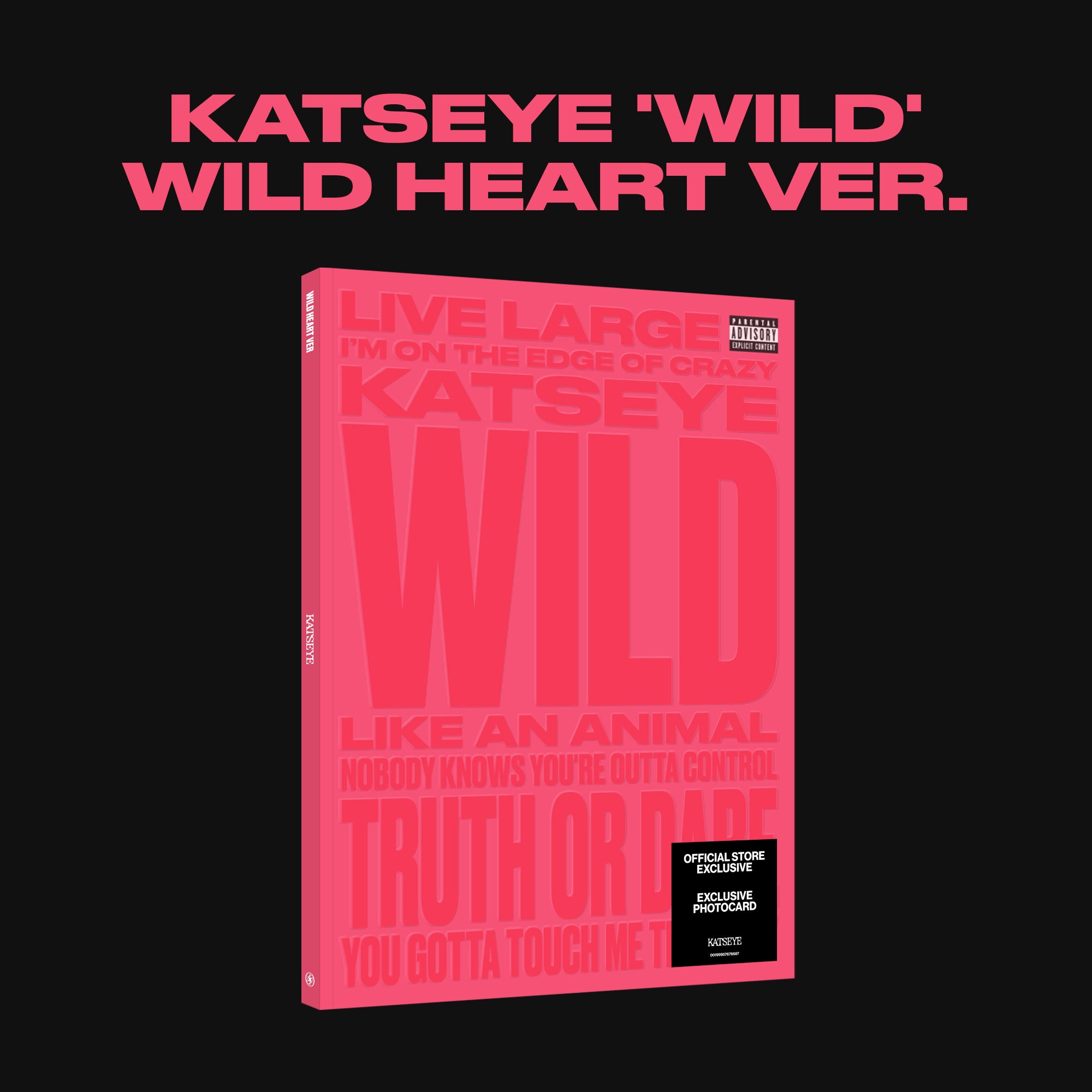 KATSEYE - WILD - Wild heart ver. - CD Exclusivité store