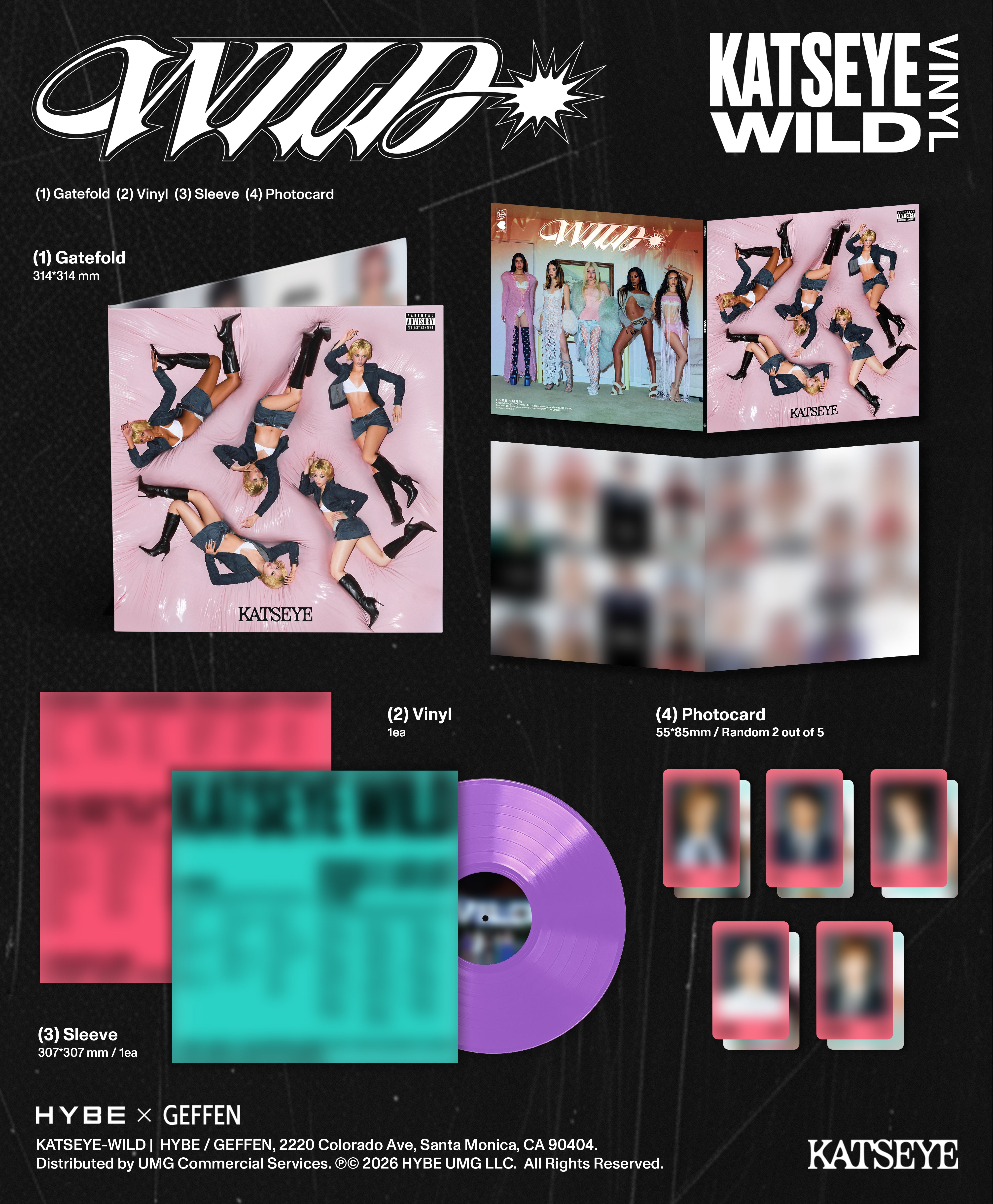 KATSEYE - WILD - Vinyle Exclusivité store