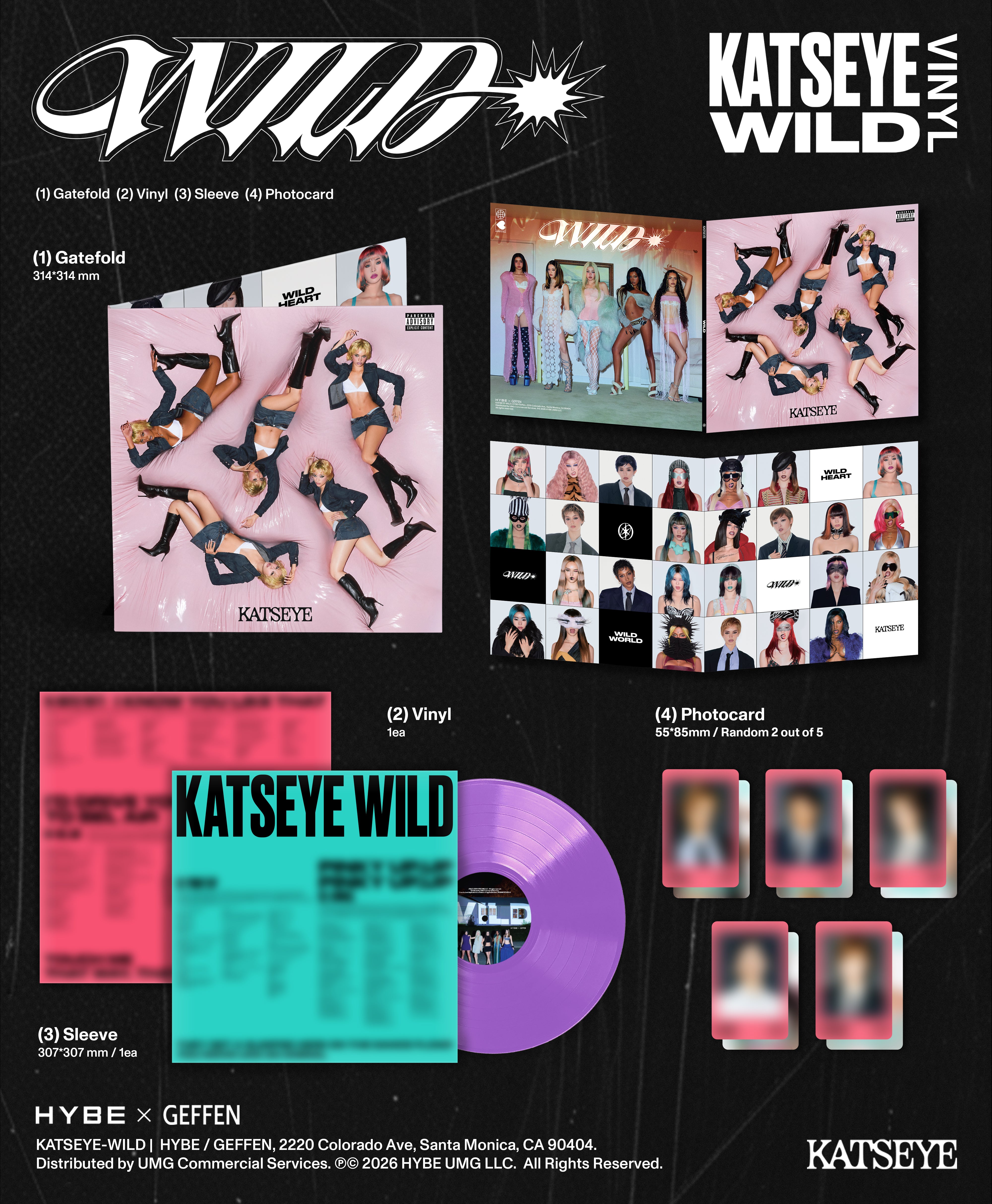 KATSEYE - WILD - Vinyle Exclusivité store