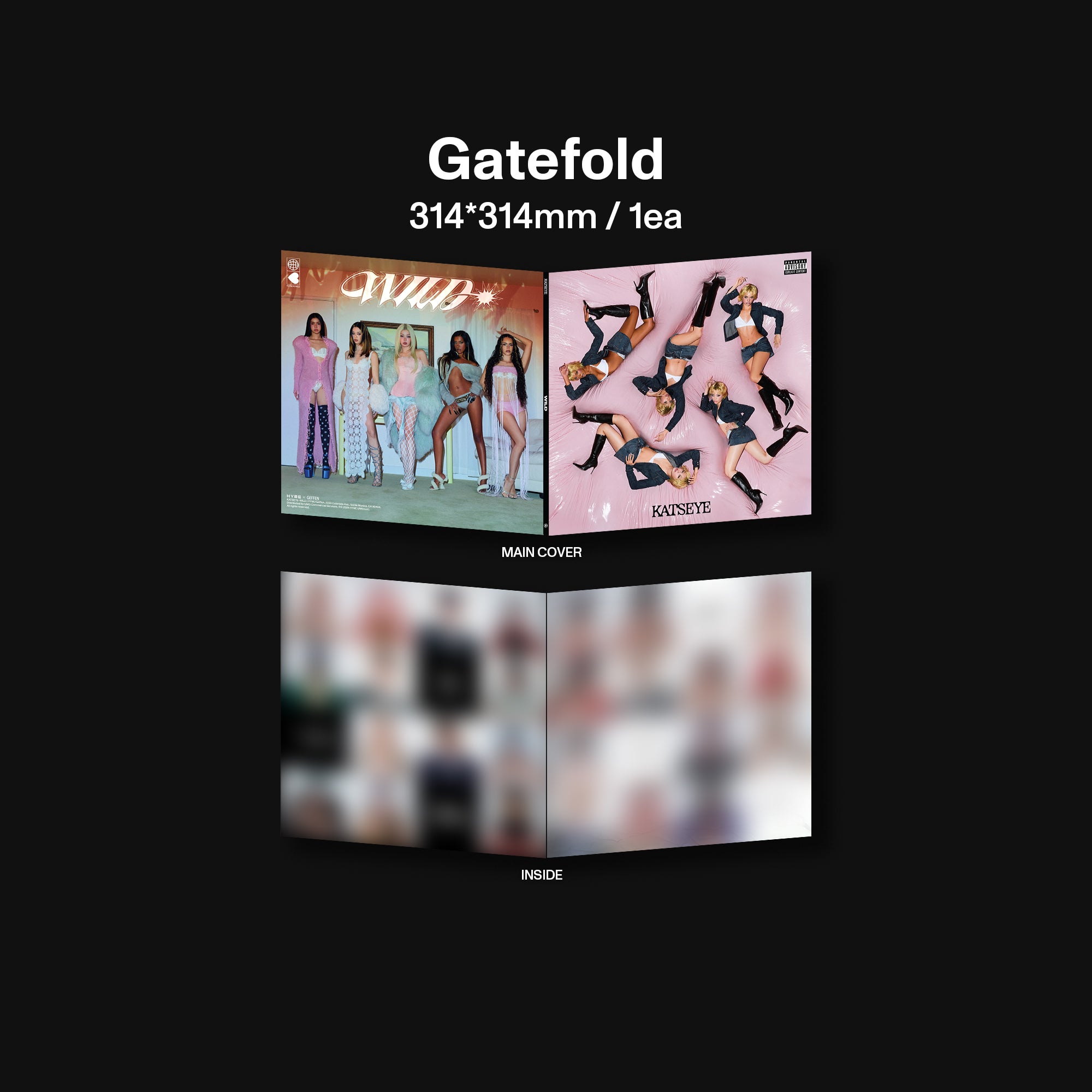 KATSEYE - WILD - Vinyle + Artcard dédicacée
