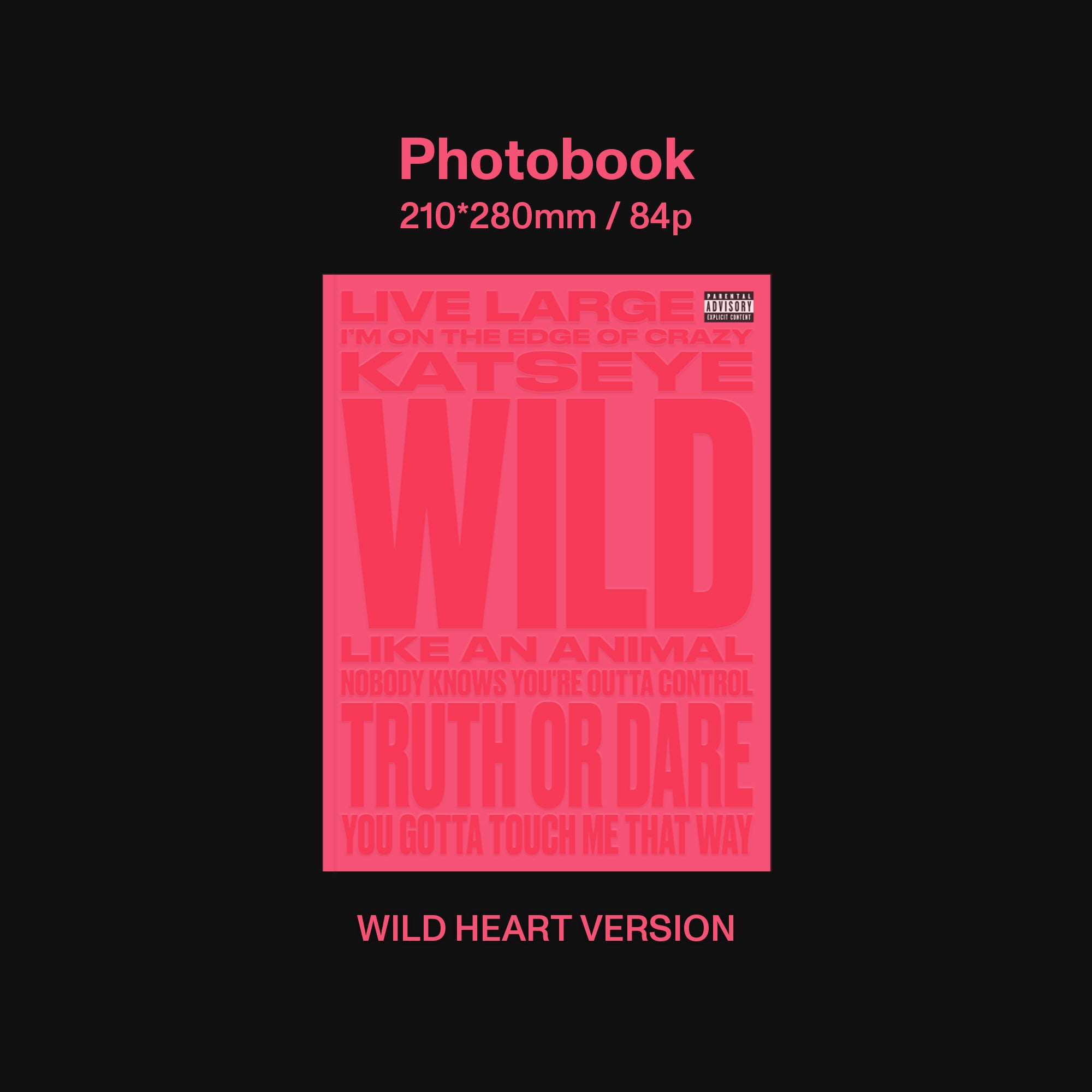 KATSEYE - WILD - Wild heart ver. - CD Exclusivité store
