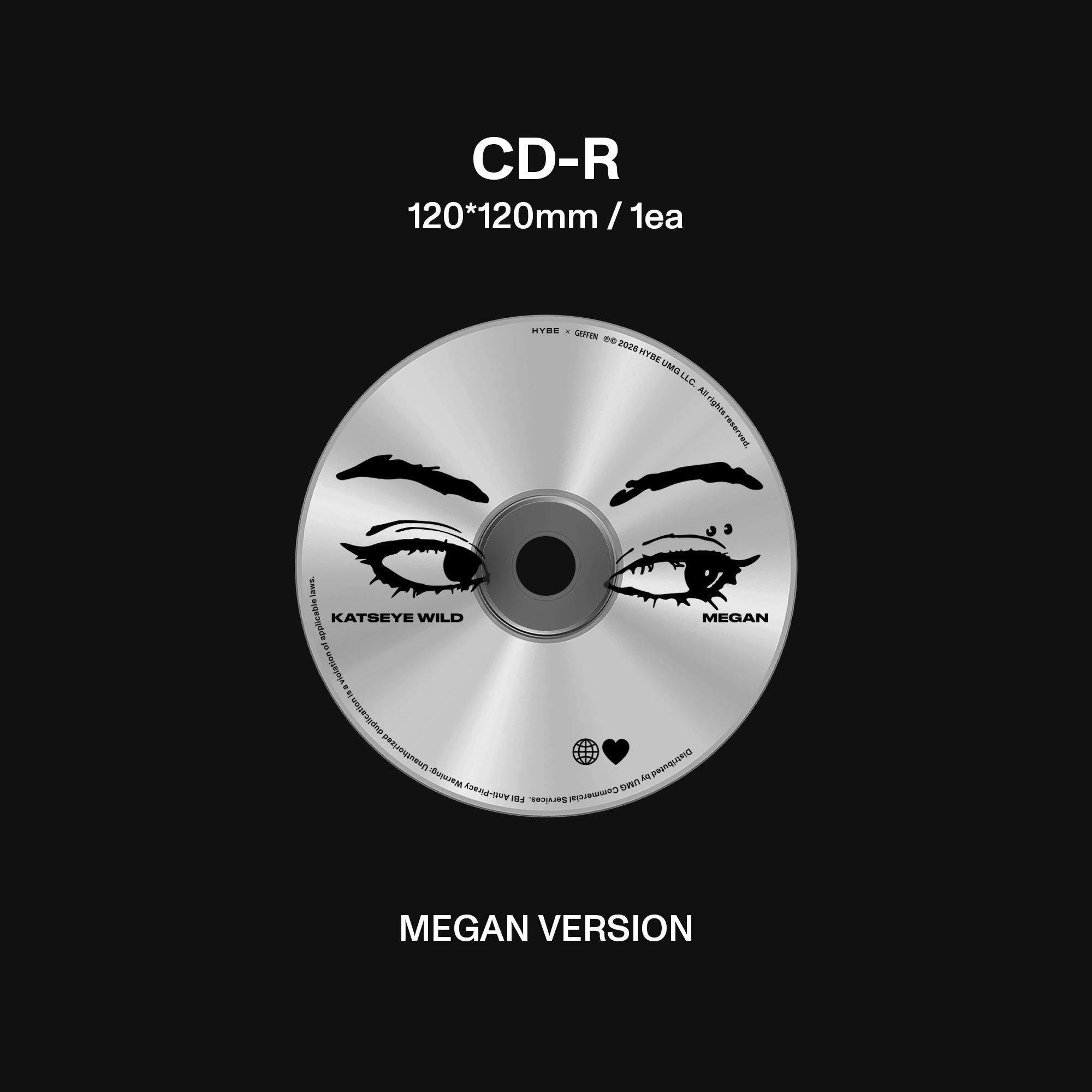 KATSEYE - WILD (Megan ver.) - CD