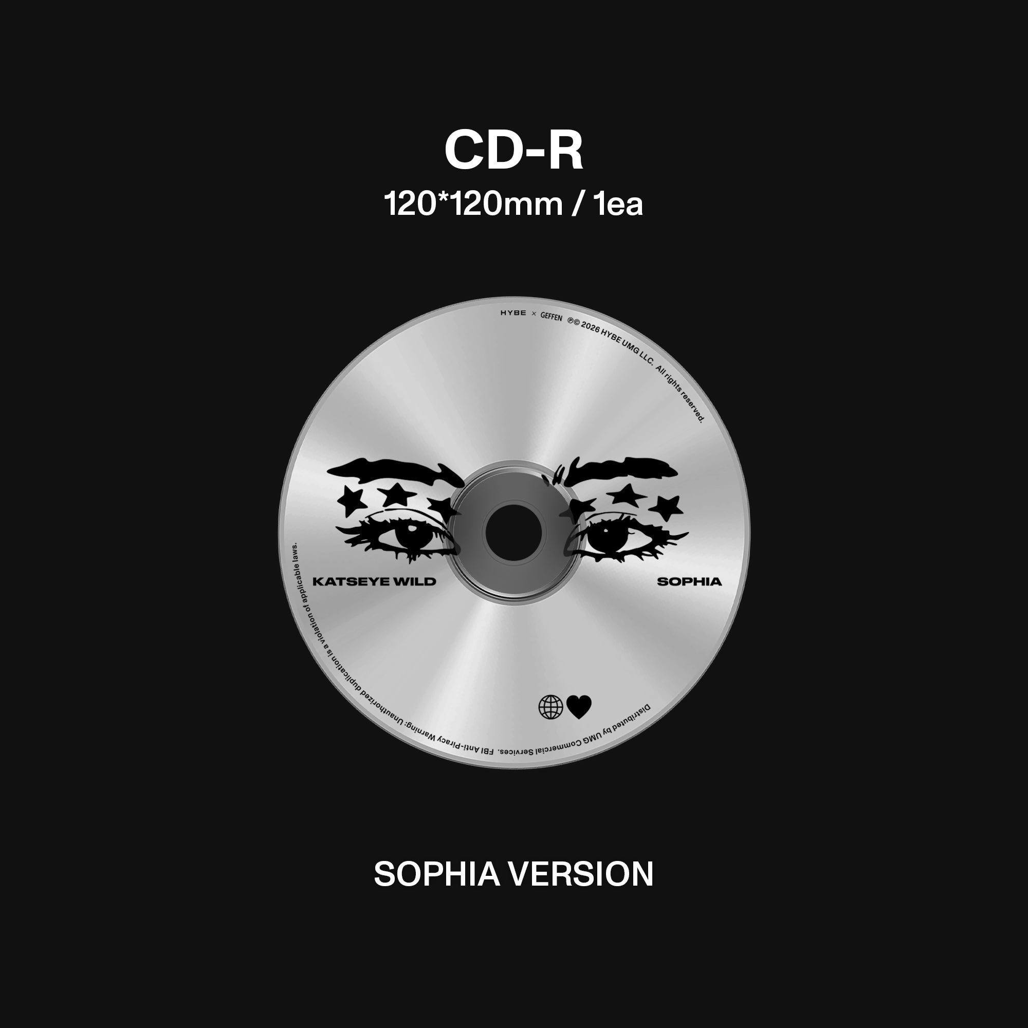 KATSEYE - WILD (Sophia ver.) - CD