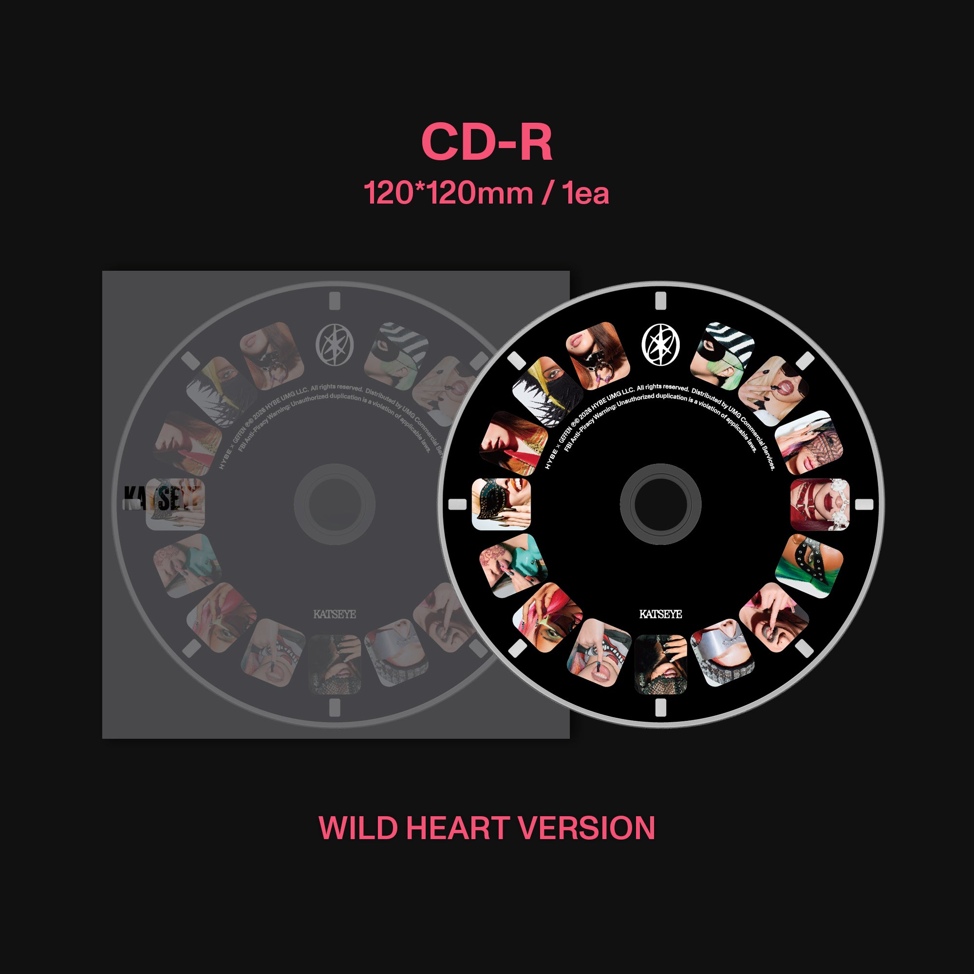 KATSEYE - WILD - Wild heart ver. - CD Exclusivité store