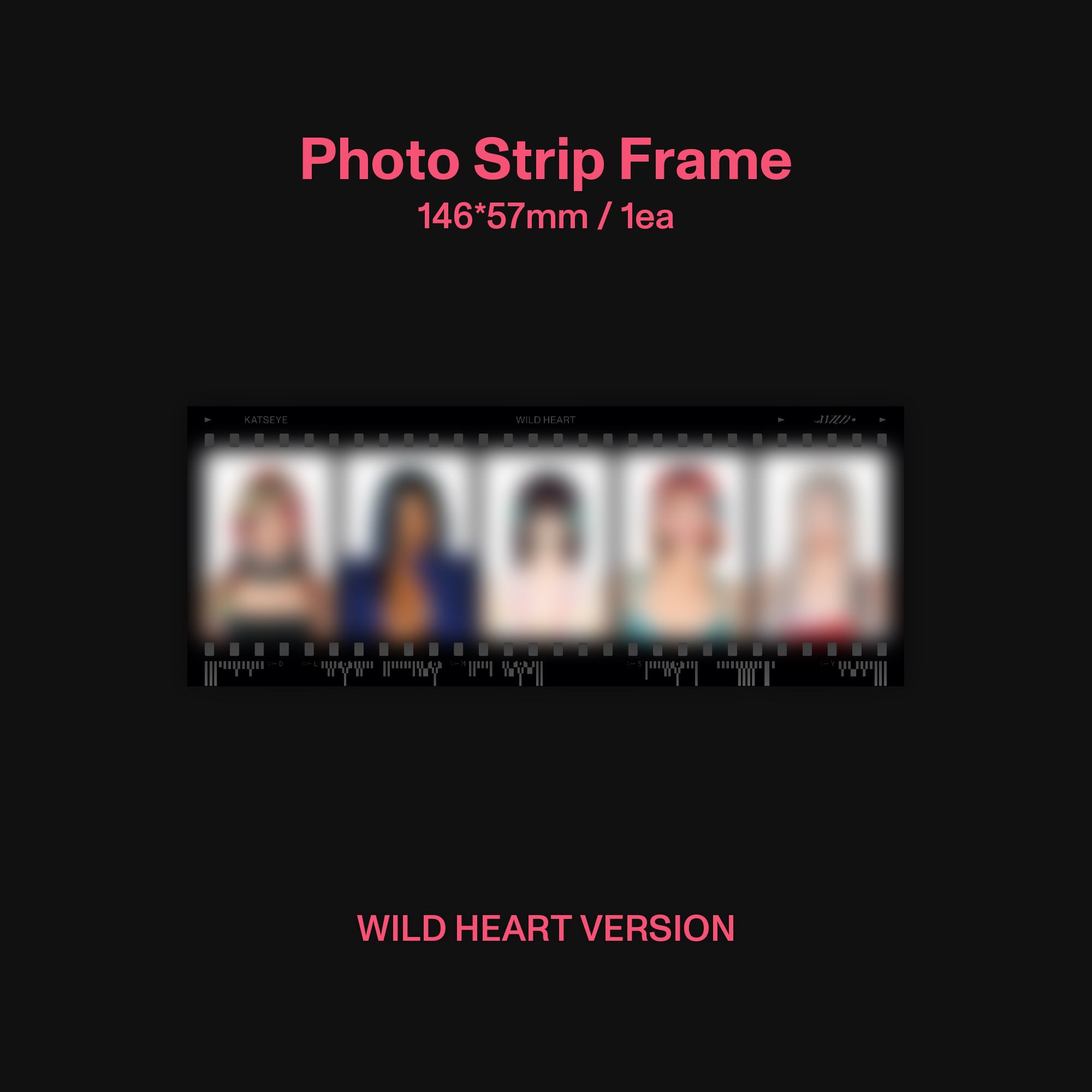 KATSEYE - WILD - Wild heart ver. - CD Exclusivité store + Artcard dédicacée