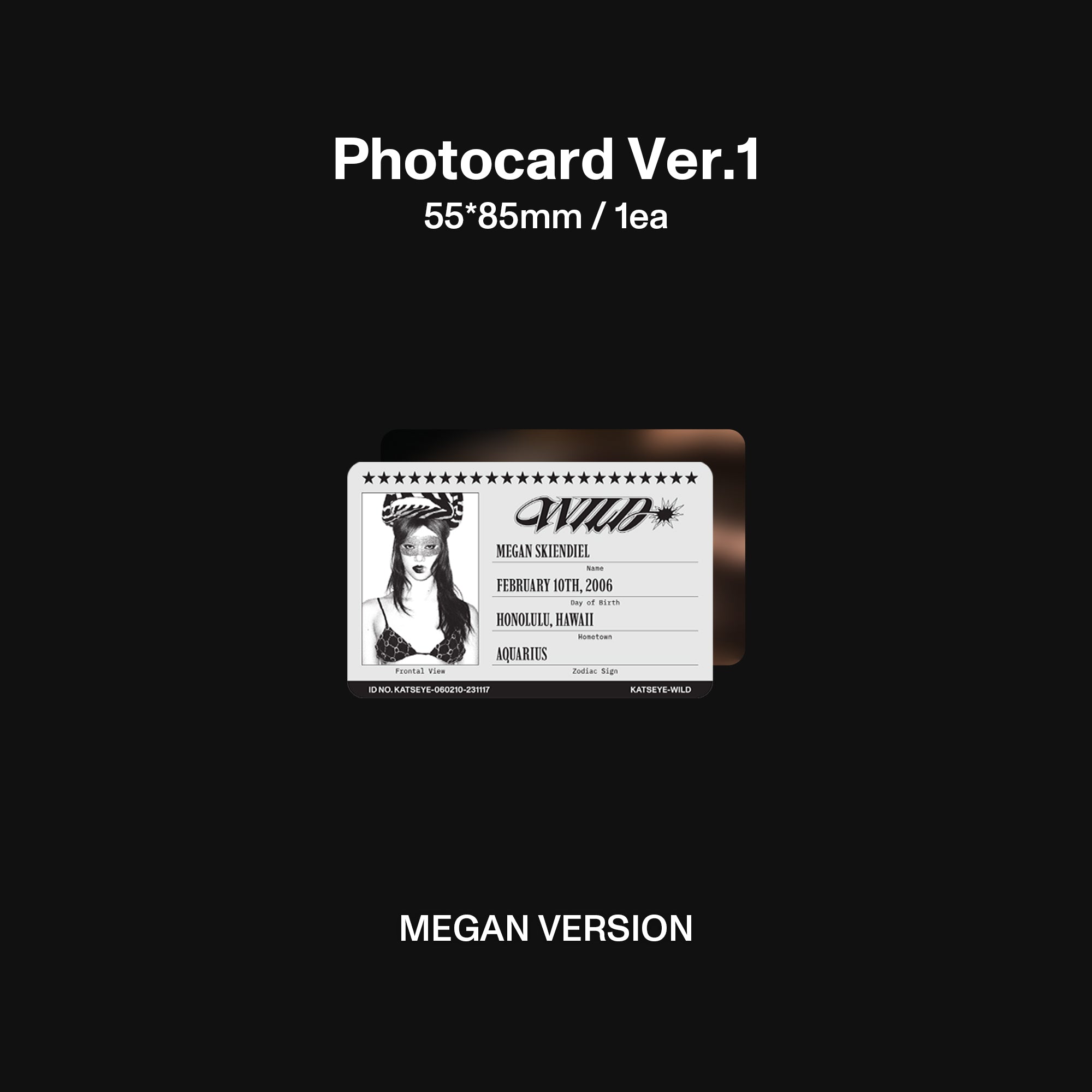 KATSEYE - WILD (Megan ver.) - CD