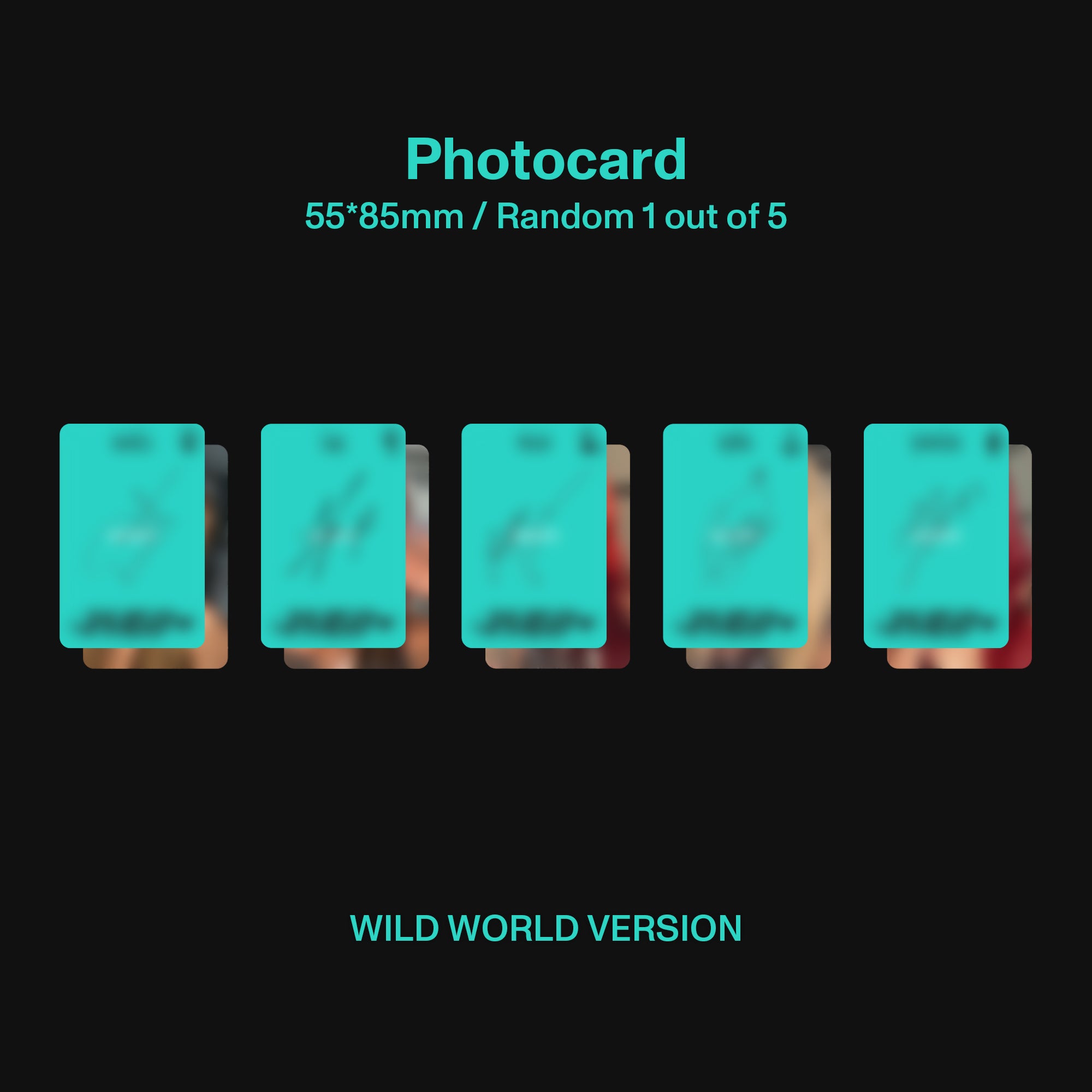 KATSEYE - WILD - Wild world ver. - CD + Artcard dédicacée