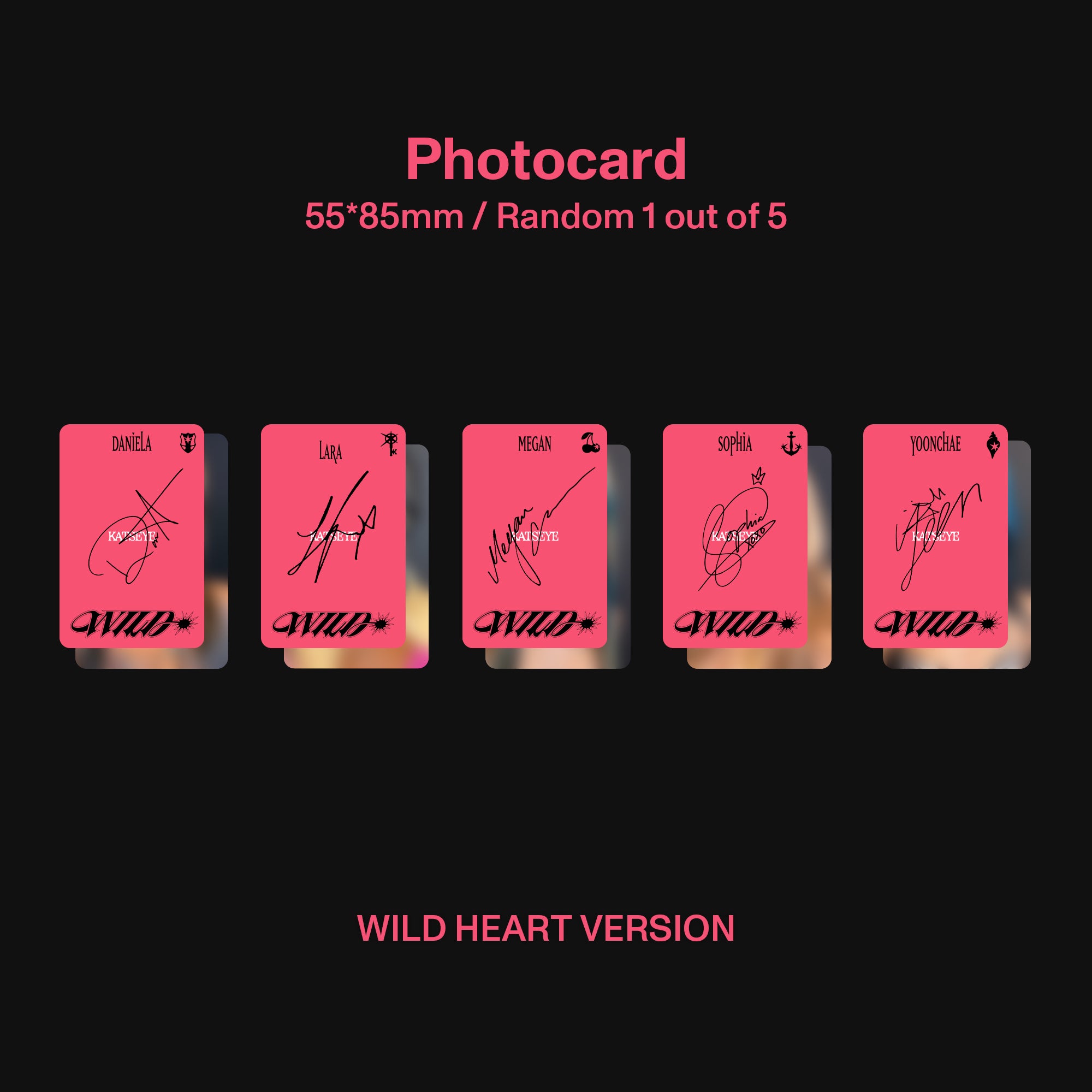 KATSEYE - WILD - Wild heart ver. - CD Exclusivité store