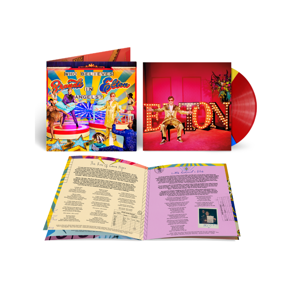 Elton John - Who Believes In Angels? - Vinyle Standard Tricolore Edition Limitee