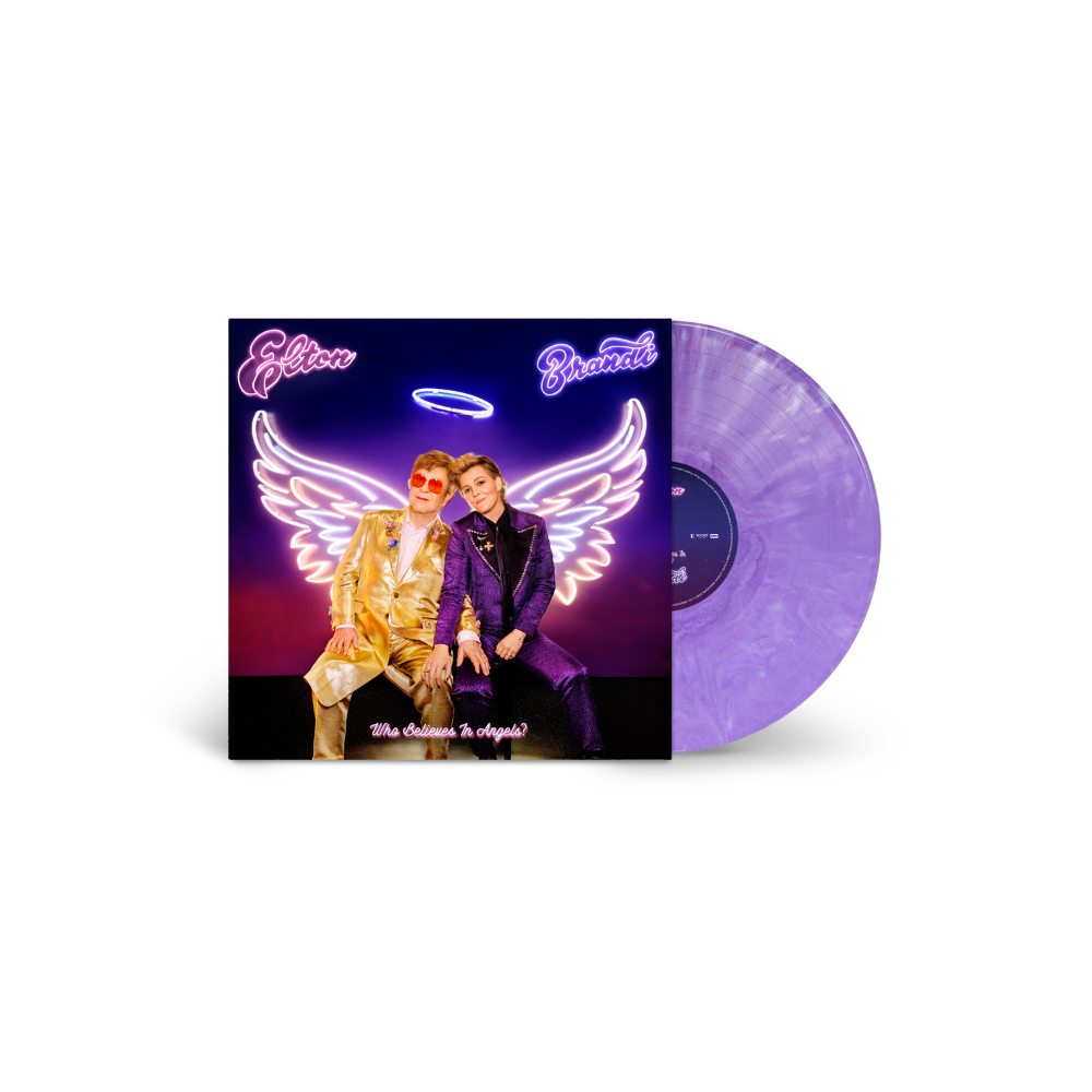 Elton John - Who Believes In Angels? - Vinyle Exclusif Violet Marbré