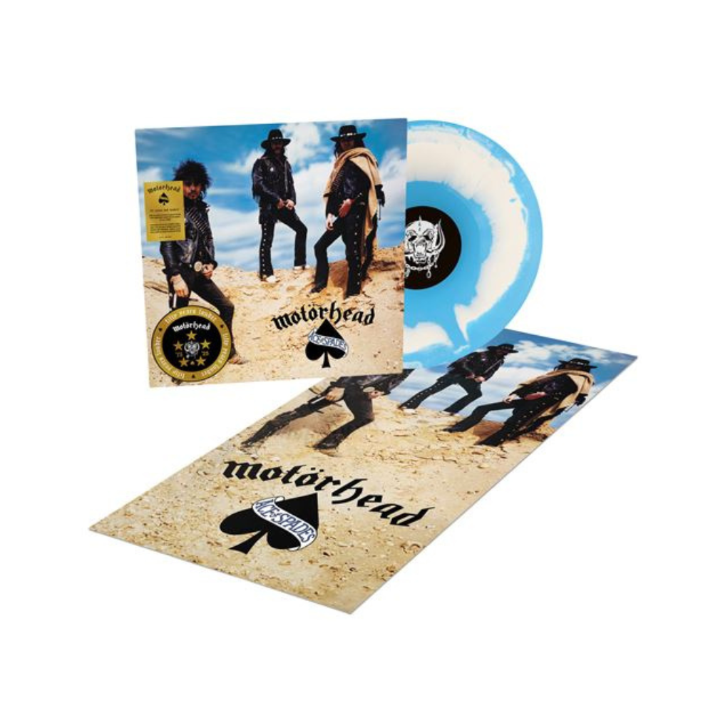 Motörhead - Ace of Spades (50th Anniversary) - Vinyle Half Speed Master Bleu & Blanc + Poster