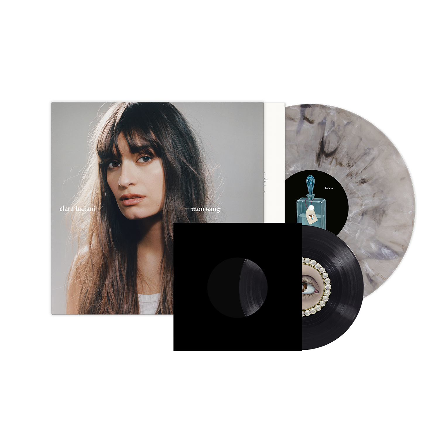 Clara Luciani - Mon Sang - Vinyle marbré VII + 45 tours dédicacé