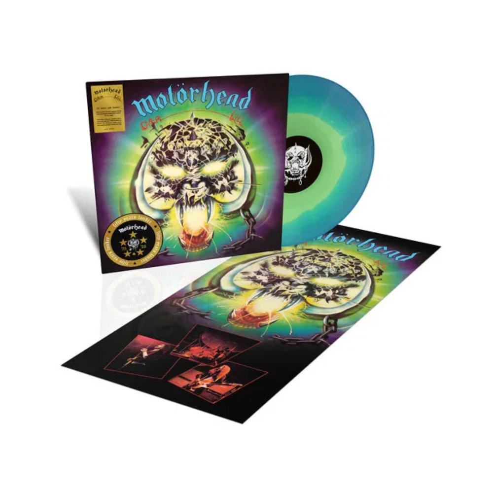 Motörhead - Overkil (50th Anniversary) - Vinyle Half Speed Master Vert & Bleu + poster