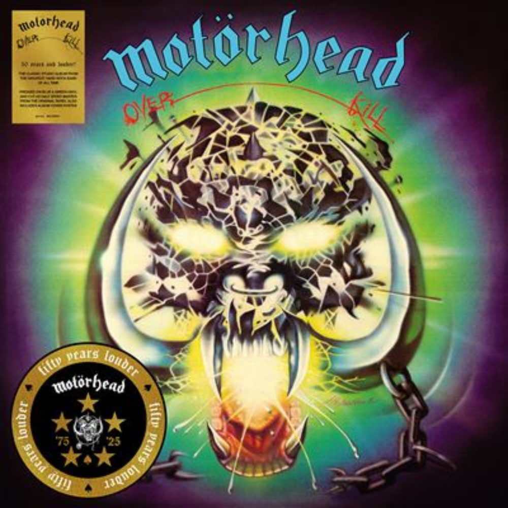 Motörhead - Overkil (50th Anniversary) - Vinyle Half Speed Master Vert & Bleu + poster